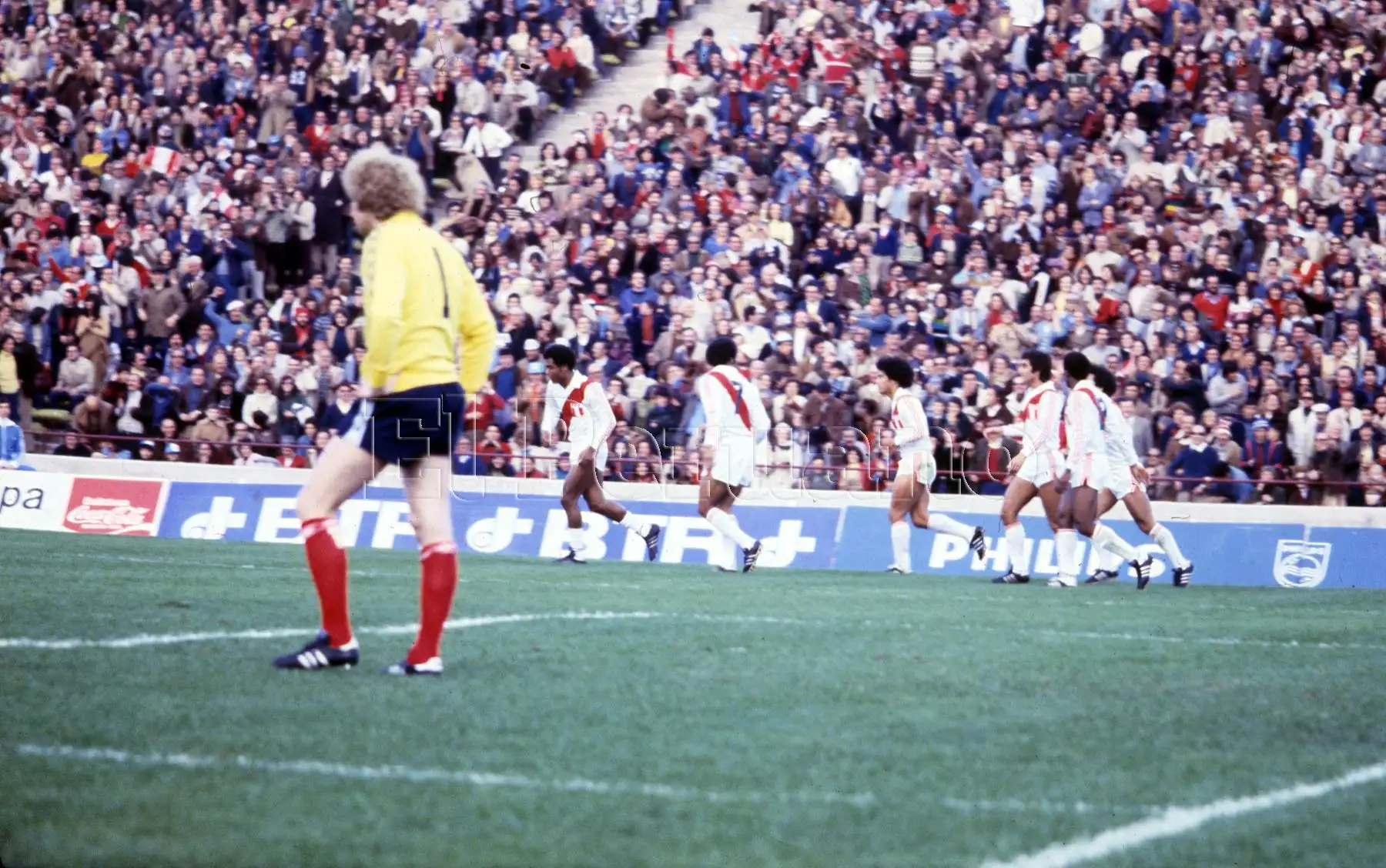 Perú venció 3-1 a Escocia por la primera fase del Mundial Argentina 78. Foto: ANDINA/Archivo Histórico de El Peruano.