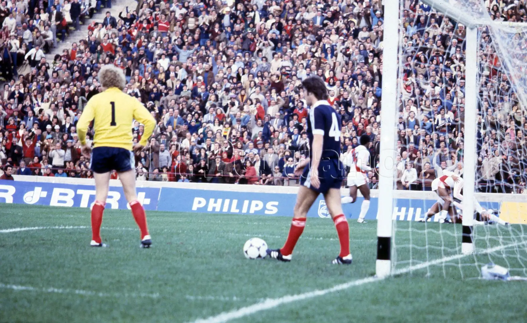 Perú venció 3-1 a Escocia por la primera fase del Mundial Argentina 78. Foto: ANDINA/Archivo Histórico de El Peruano.