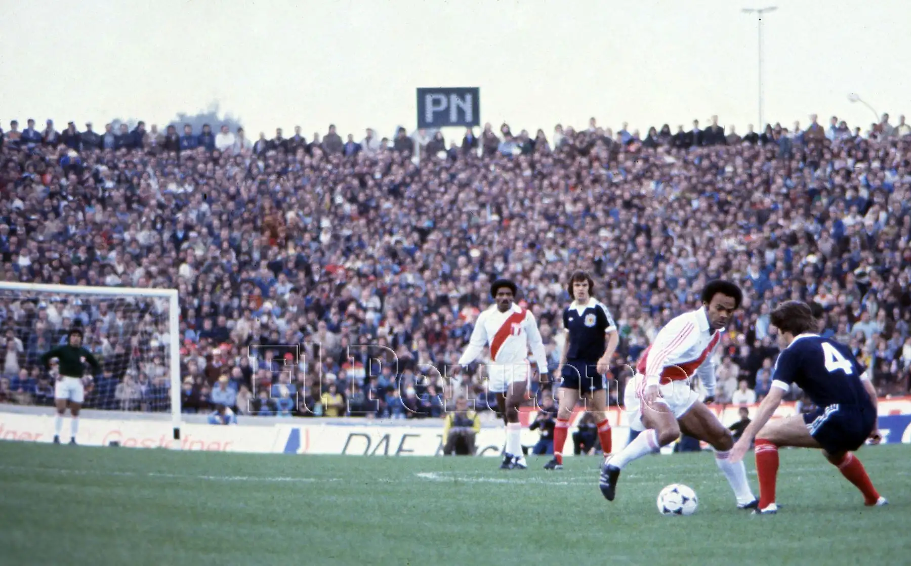 Perú venció 3-1 a Escocia por la primera fase del Mundial Argentina 78. Foto: ANDINA/Archivo Histórico de El Peruano.