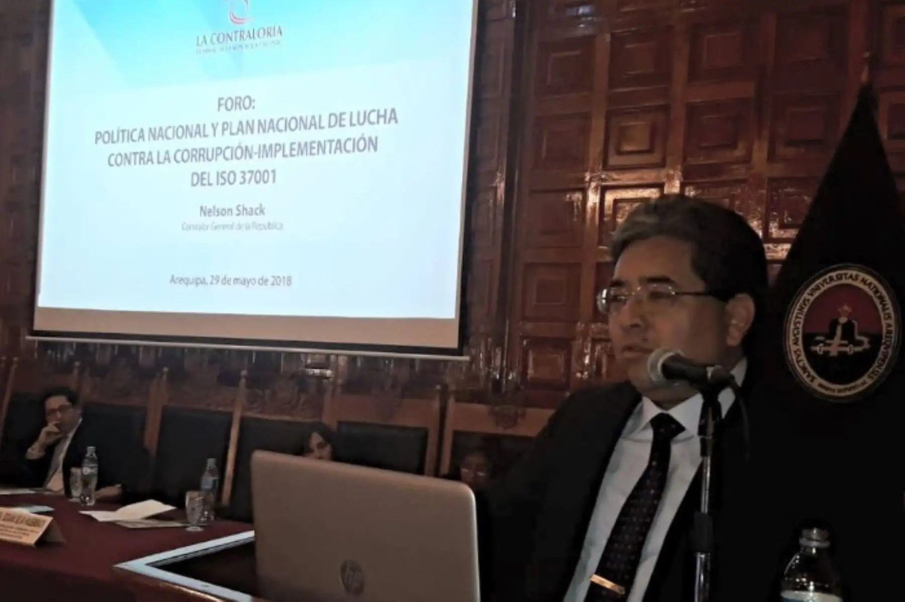 El contralor general de la República, Nelson Shack, anunció hoy en Arequipa el funcionamiento de la Oficina de Proceso Administrativo Sancionador en esta ciudad, organismo que tramitará con celeridad los casos de inconducta funcional de los servidores públicos.