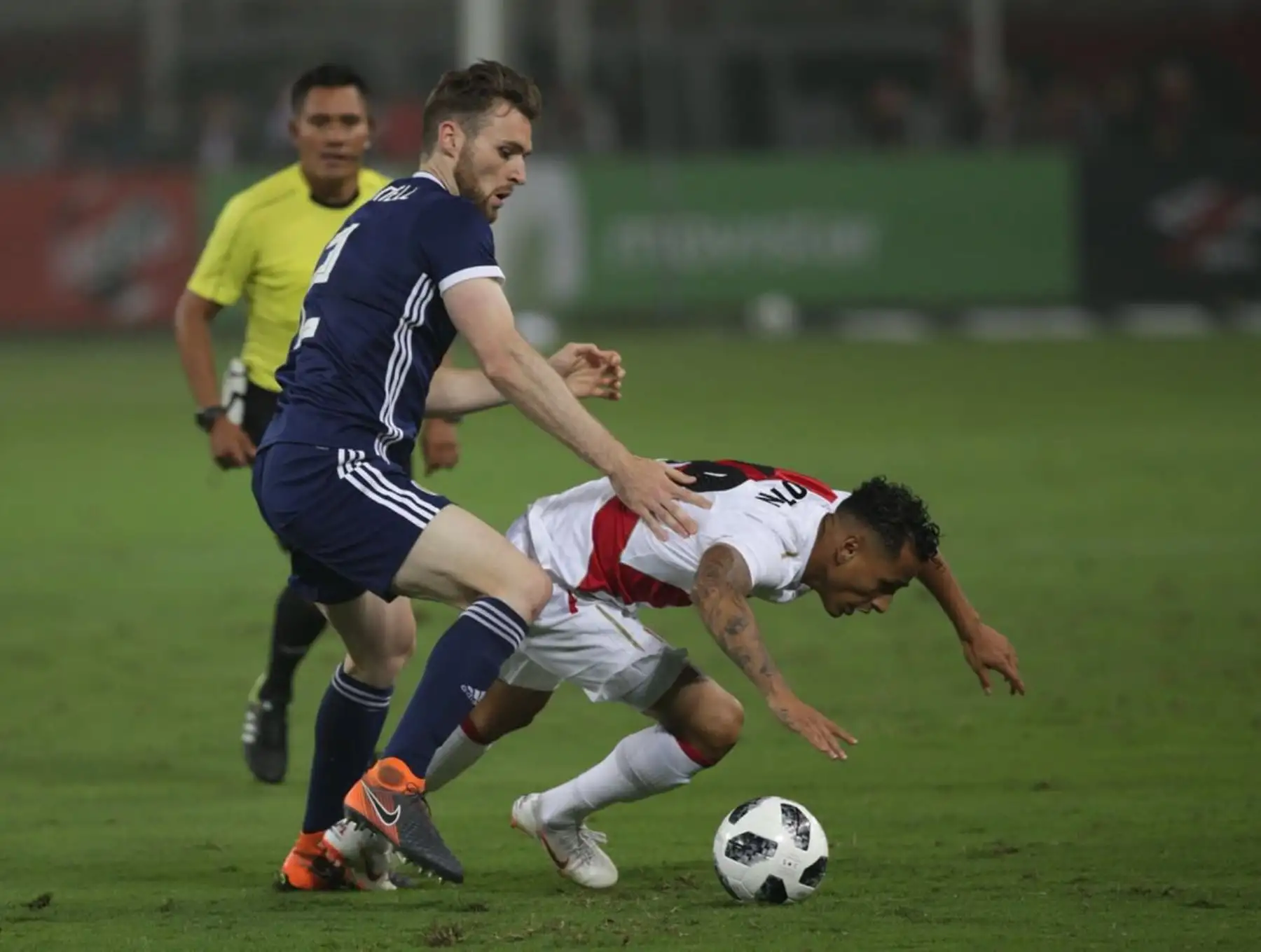 El volante de la selección peruana Yoshimar  Yotún. Foto: ANDINA:FPF
