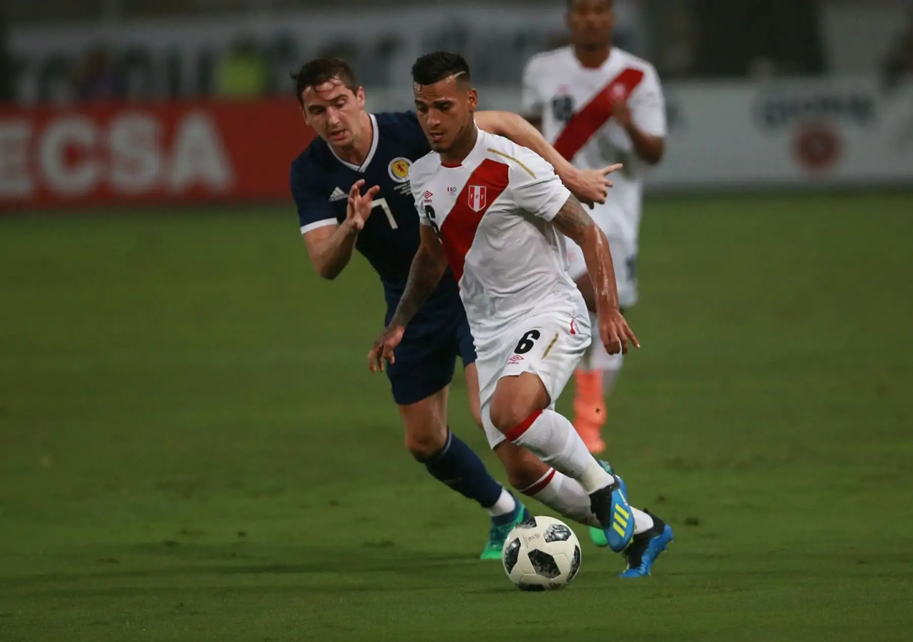 Perú gana 2-0 a Escocia en el Estadio Nacional.Foto: ANDINA/Jhony Laurente