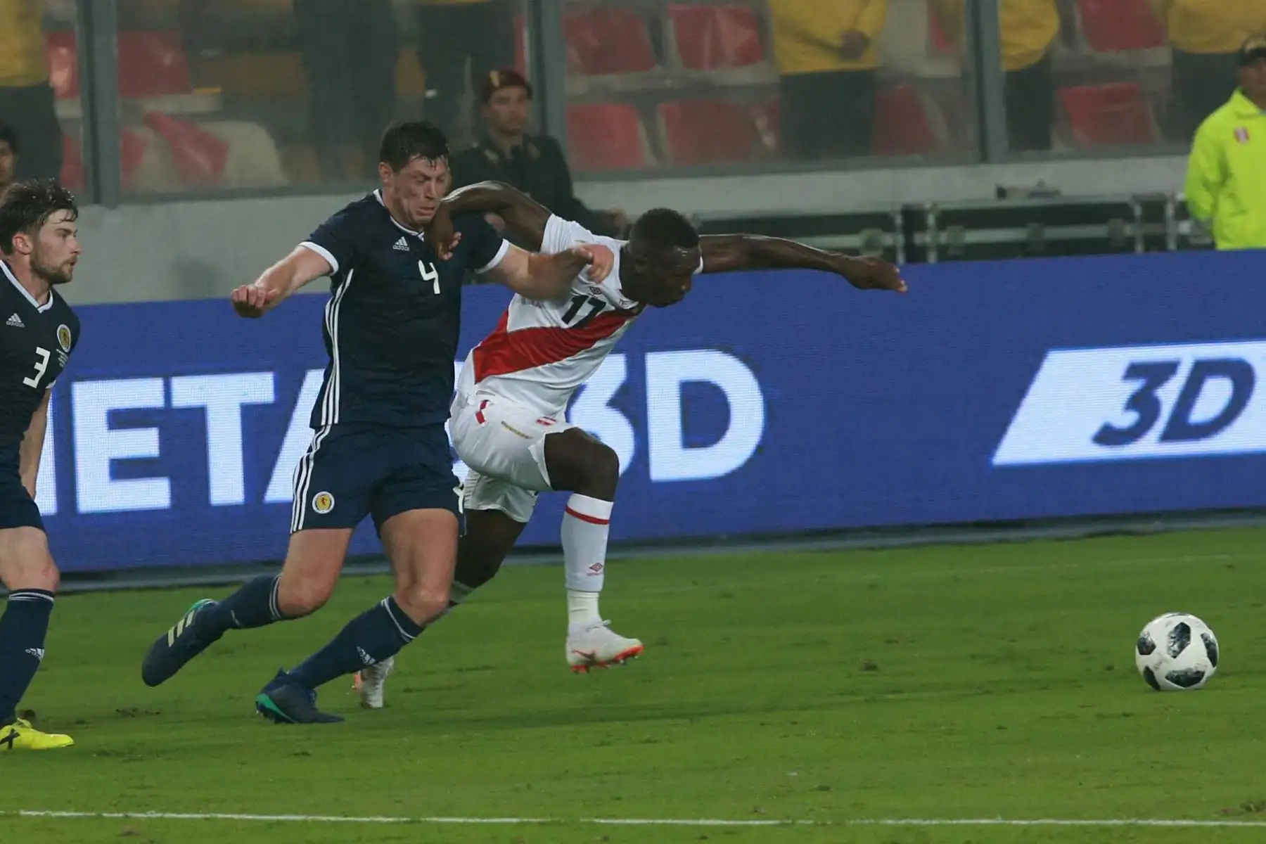 Perú gana 2-0 a Escocia en el Estadio Nacional.Foto: ANDINA/Jhony Laurente