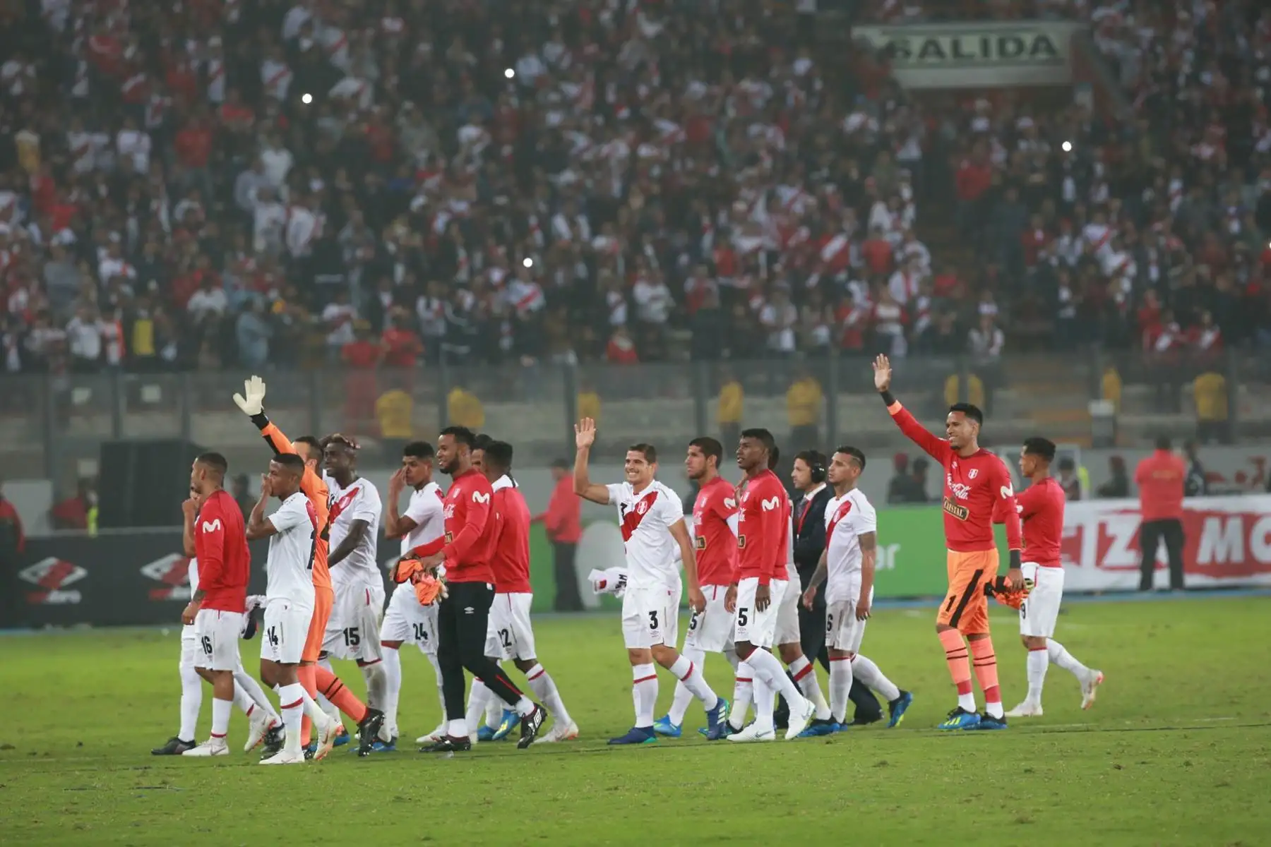 La selección peruana se despidió de la afición con un triunfo (2-0) ante Escocia. Foto: ANDINA/Jhony Laurente