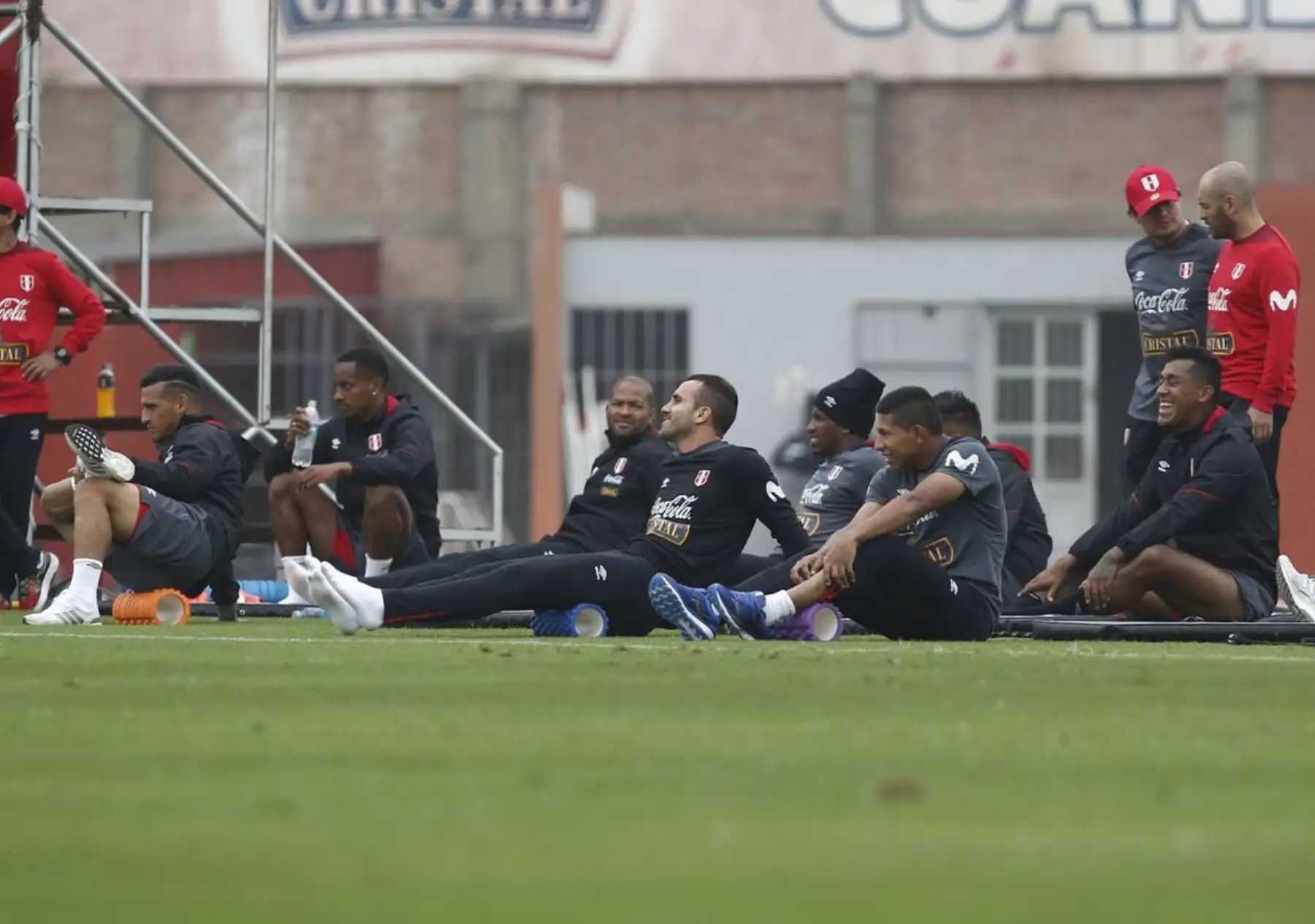 La Selección realizó su último entrenamiento en la Videna. Foto: ANDINA/FPF