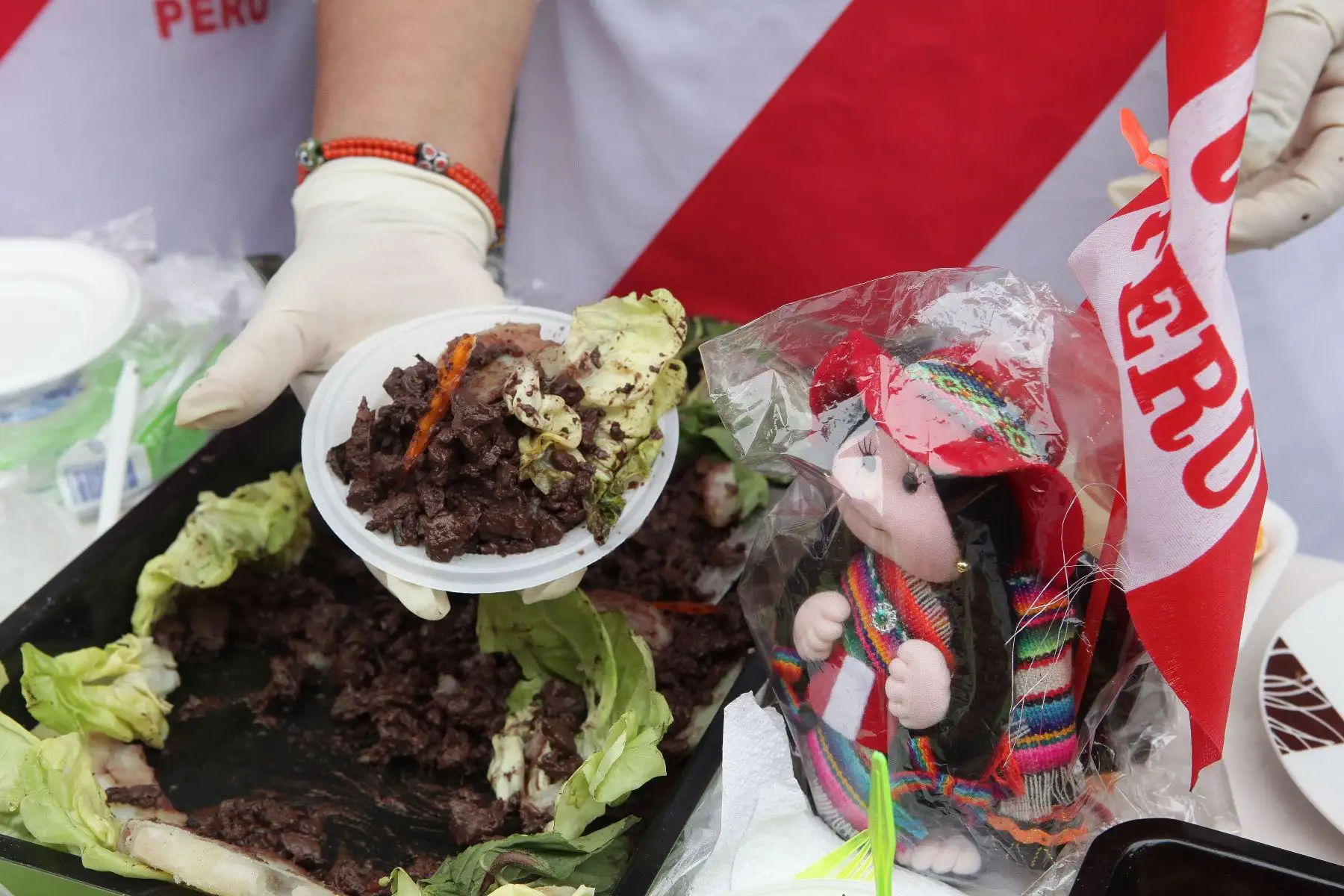 Feria gastronómica,"Causa por la blanquiroja"organizada por la  Municipalidad de Lima,en el marco del Dia Mundial de la papa.Foto:ANDINA/Héctor Vinces.