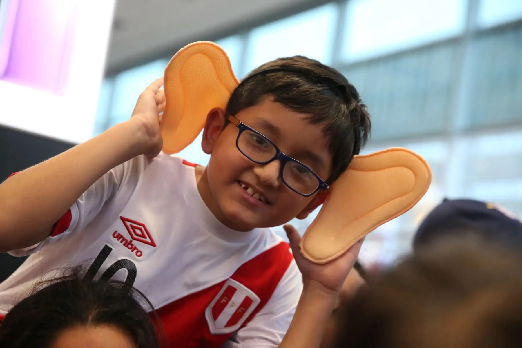 Miles de hinchas llegaron al aeropuerto Jorge Chavez para despedir a la selección peruana de fútbol, que estará en el Mundial de Rusia 2018. Foto: ANDINA/Eddy Ramos.