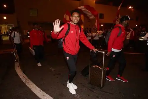 La selección es esperado por un grupo importante e hinchas en Suiza