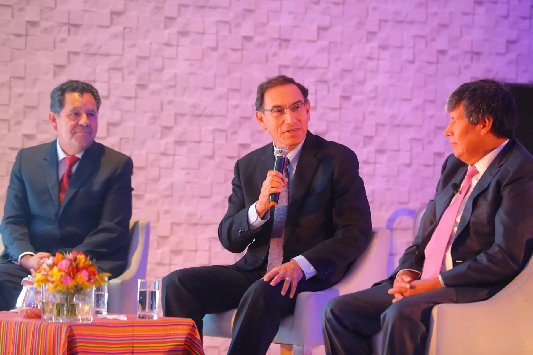 El presidente Martin Vizcarra participó en el lanzamiento de Huamanga Ciudad Digital. Foto: ANDINA/Prensa Presidencia