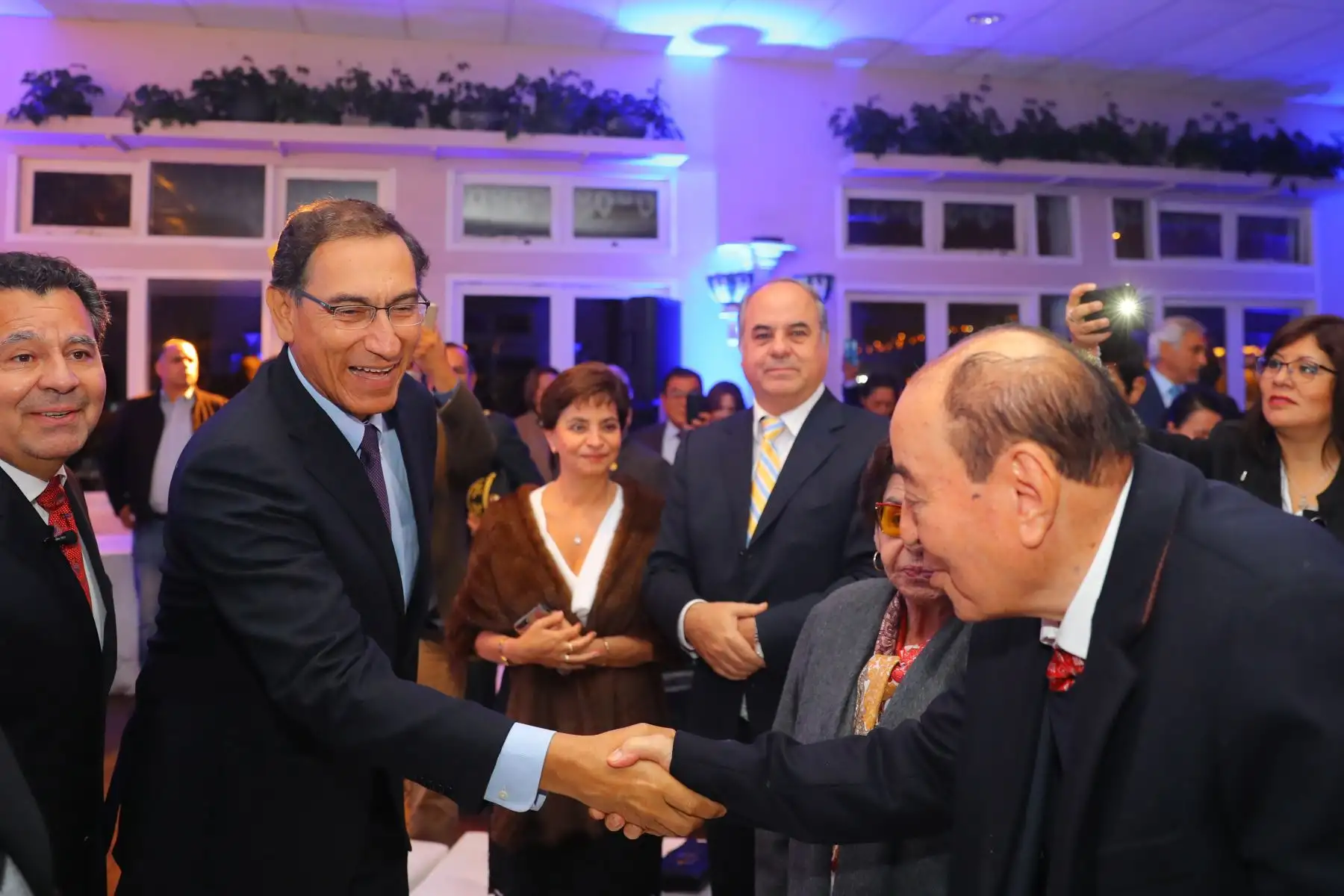 El presidente Martin Vizcarra participó en el lanzamiento de Huamanga Ciudad Digital. Foto: ANDINA/Prensa Presidencia