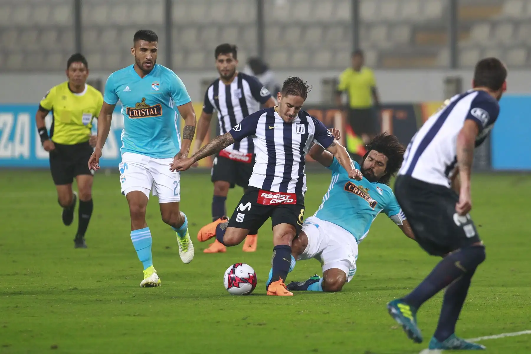 Alianza Lima venció 2 a 1 a Sporting Cristal por el Torneo Apertura 2018. Foto: ANDINA/Eddy Ramos.