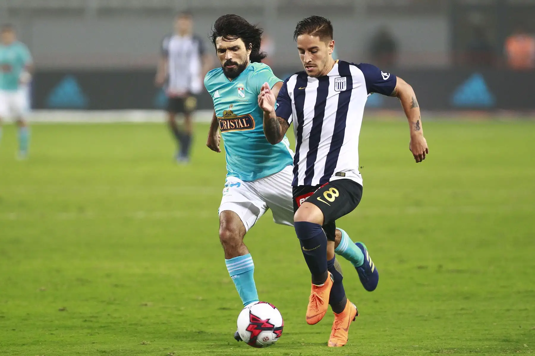 Alianza Lima venció 2 a 1 a Sporting Cristal por el Torneo Apertura 2018. Foto: ANDINA/Eddy Ramos.
