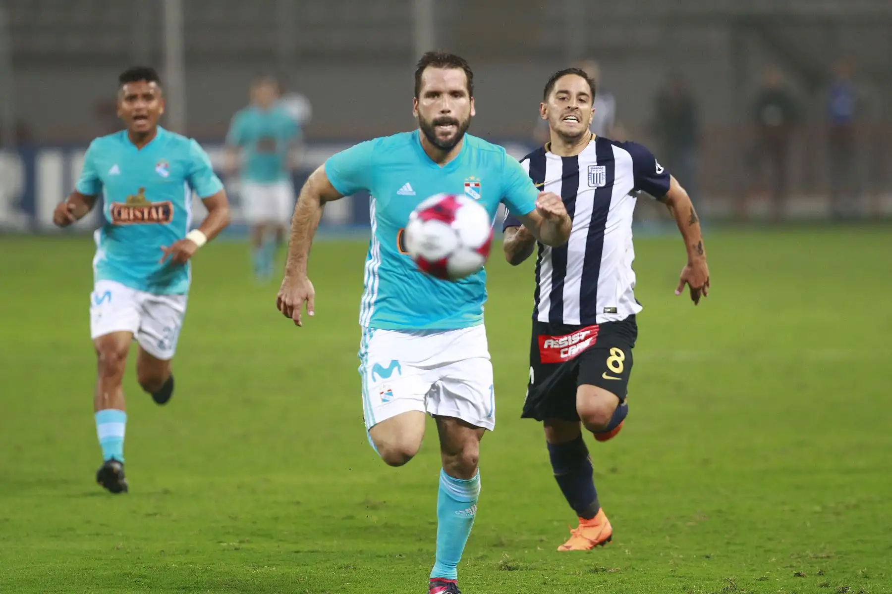 Alianza Lima venció 2 a 1 a Sporting Cristal por el Torneo Apertura 2018. Foto: ANDINA/Eddy Ramos.