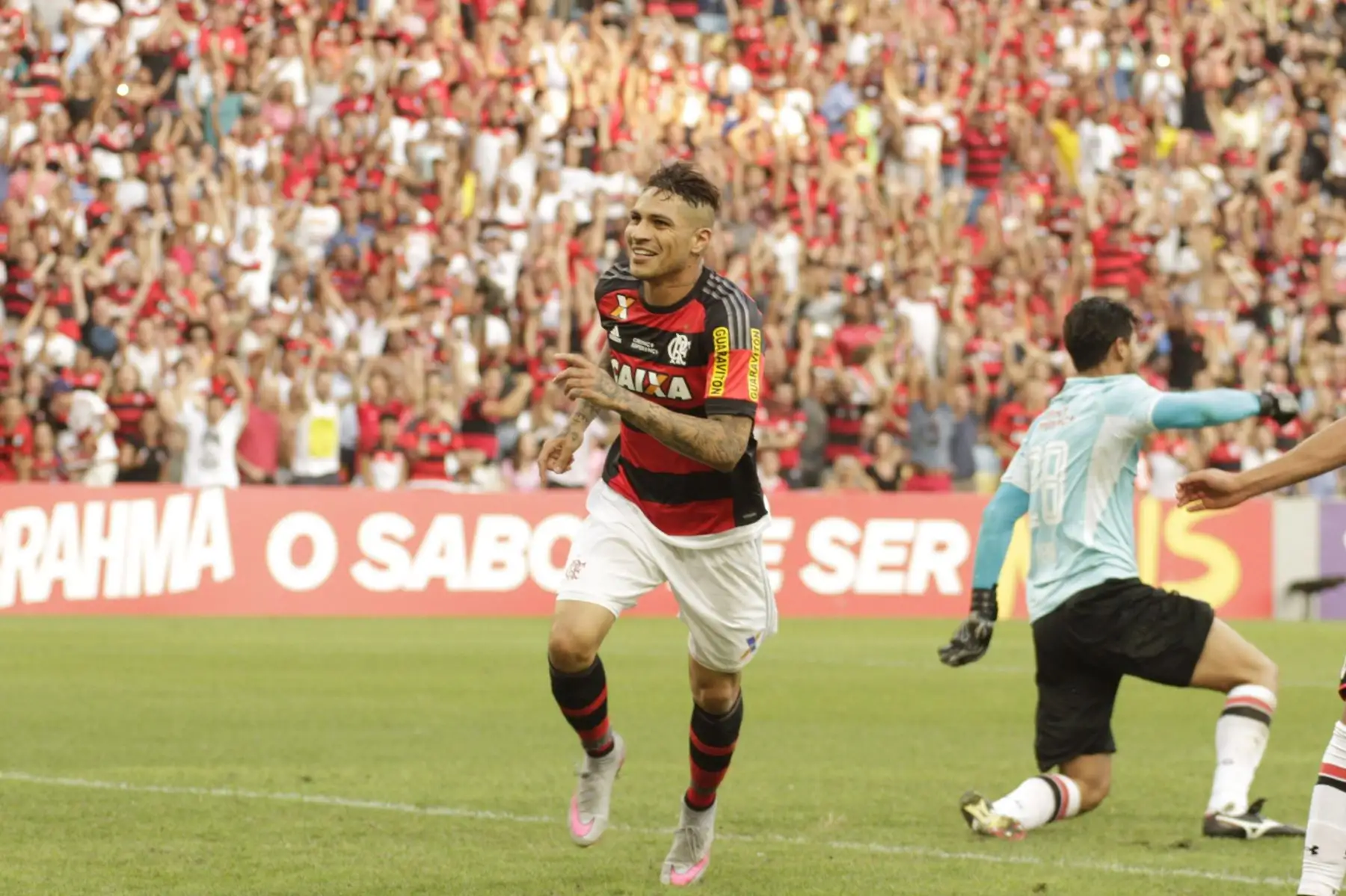 2015 Paolo Guerrero en el Flamengo. Foto: Club Flamengo