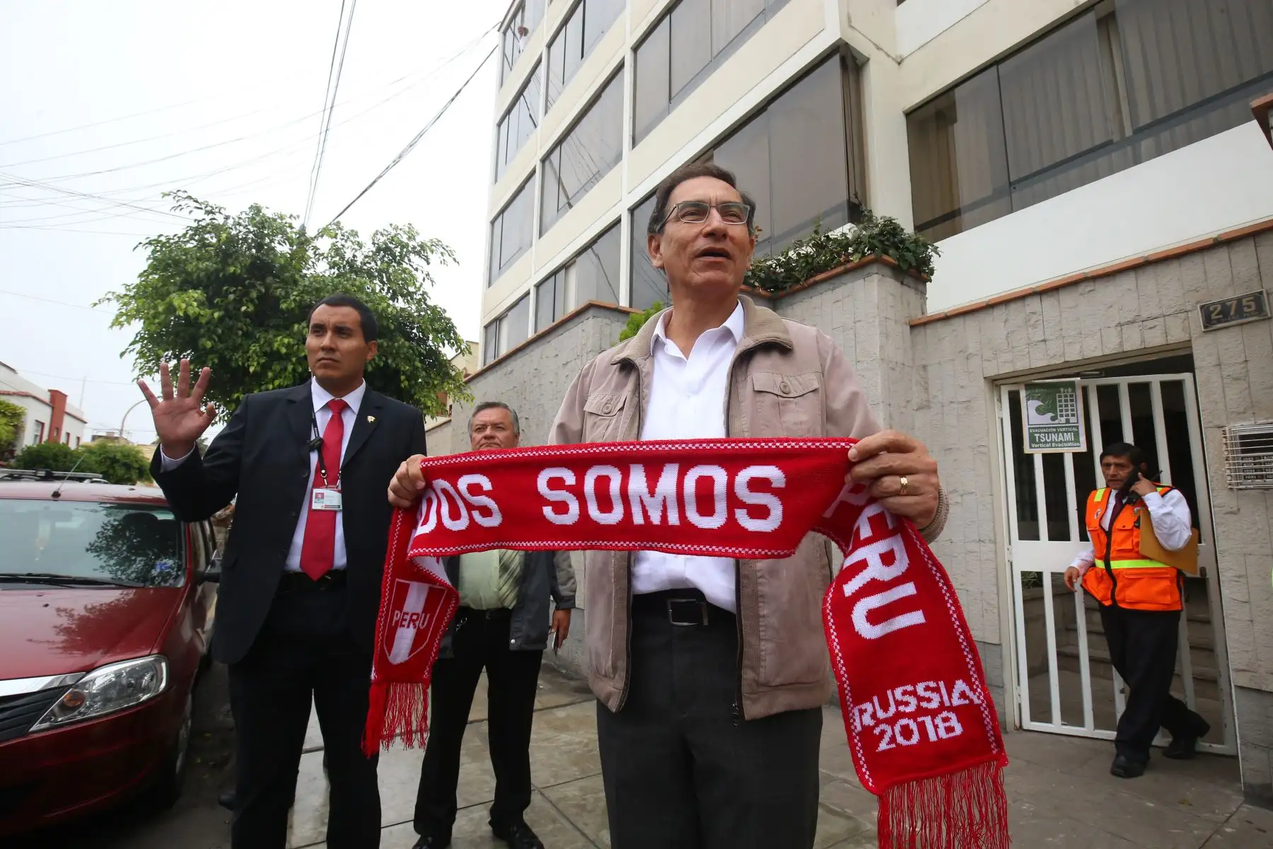 Presidente de la República, Martín Vizcarra, y ministros de Estado participaron del Simulacro Nacional de Sismo y Tsunami. Foto: ANDINA/Prensa Presidencia.