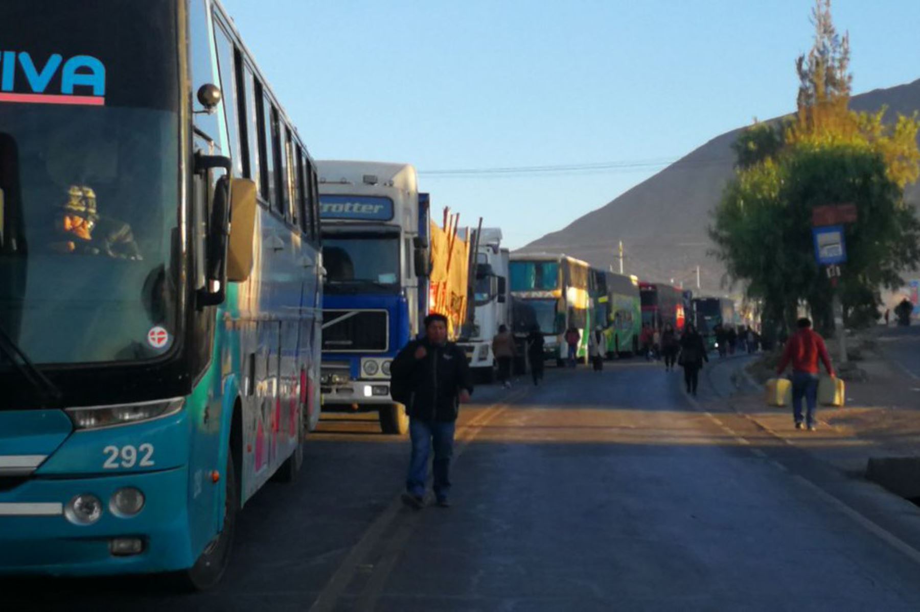 El bloqueo de carreteras y otras medidas de fuerzas afectarán la economía de Arequipa. INTERNET/Medios