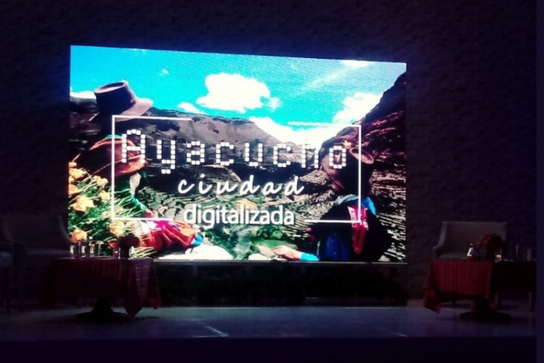 Ayacucho en camino a convertirse en la primera ciudad digital del mundo. ANDINA/Difusión