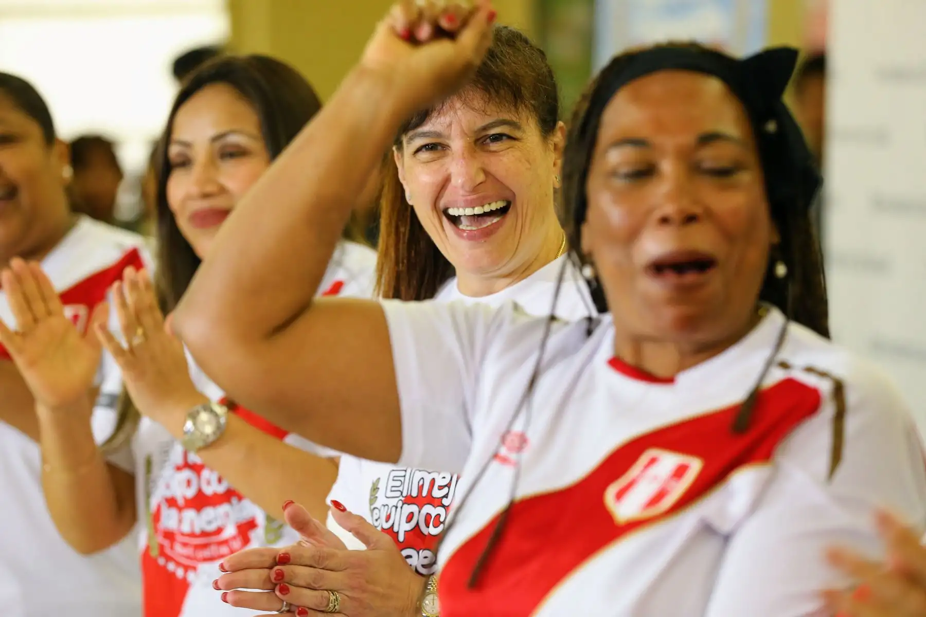 El MINSA otorga reconocimiento a "madres mundialistas" que apoyan la Jornada Nacional contra la Anemia. Foto: ANDINA/Luis Iparraguirre