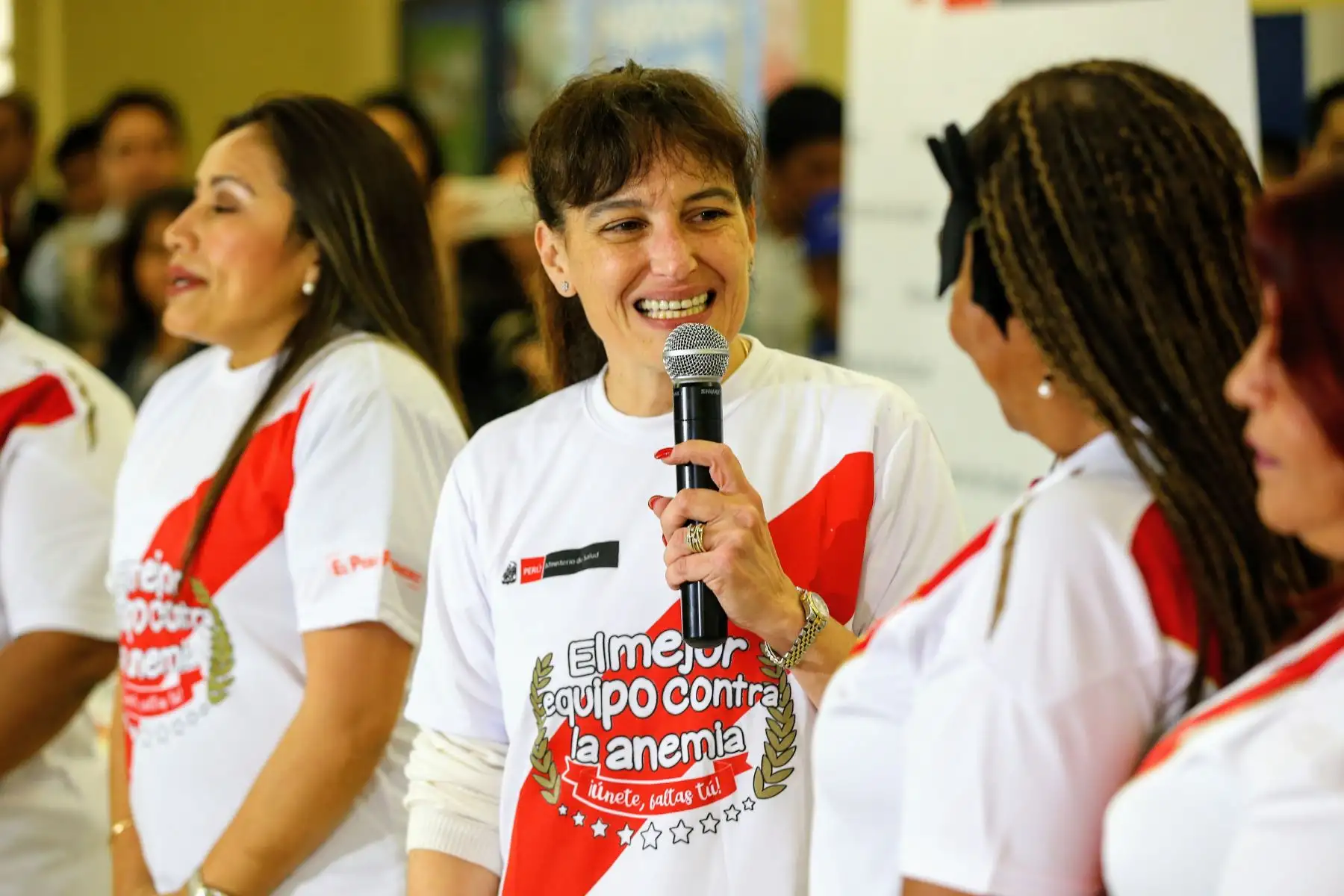 El MINSA otorga reconocimiento a "madres mundialistas" que apoyan la Jornada Nacional contra la Anemia. Foto: ANDINA/Luis Iparraguirre
