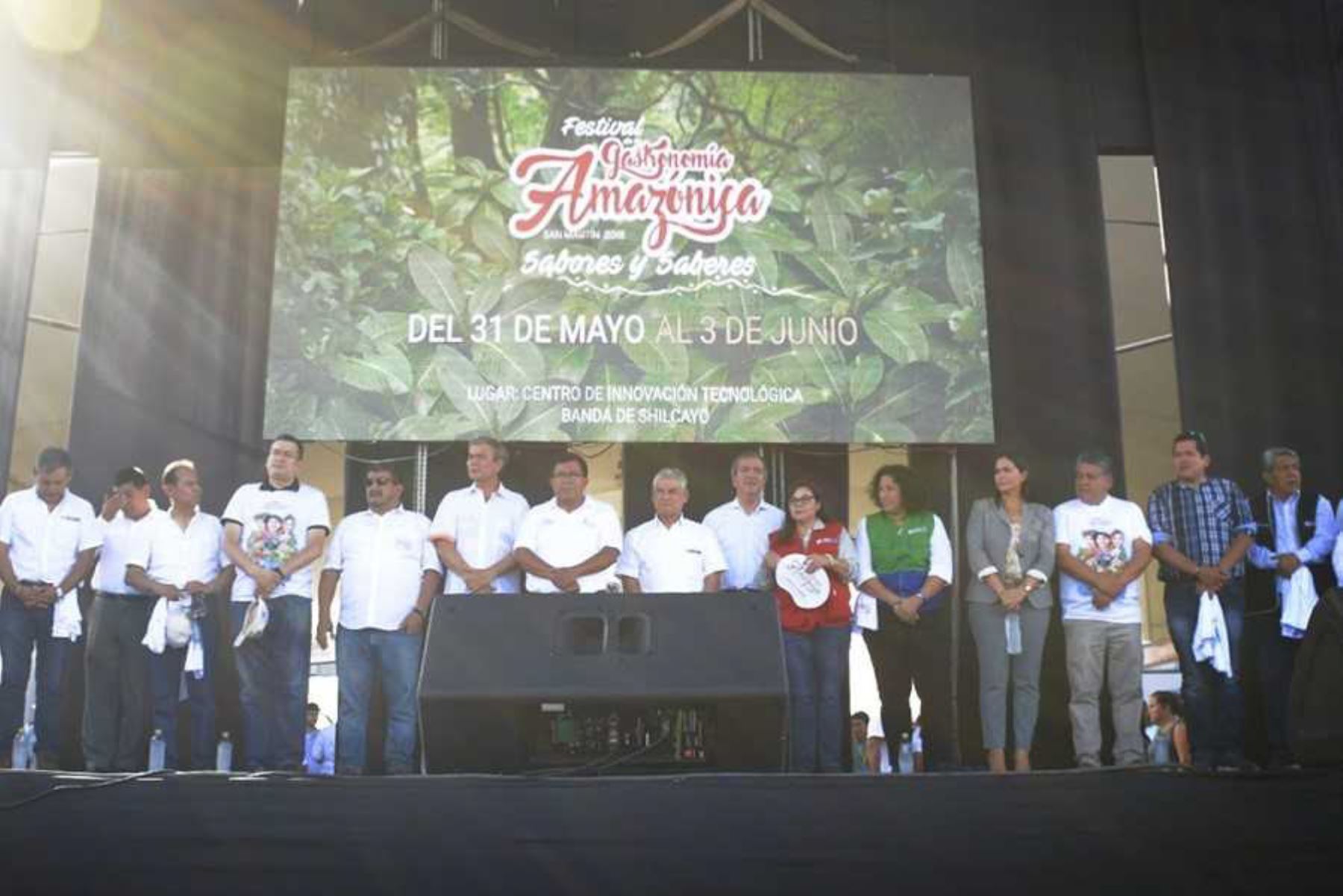 El Ministerio de Comercio Exterior y Turismo (Mincetur) destacó hoy que más de 35,000 asistentes acudirán al Festival de la Gastronomía Amazónica “Sabores y Saberes”, que se inauguró hoy en la ciudad de Tarapoto, región San Martín, y que se extenderá hasta el próximo 3 de junio.
