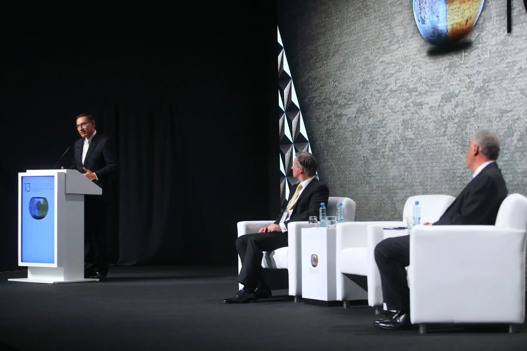 Presidente  Martin Vizcarra clausuró el 13.° Simposio Internacional del Oro y de la Plata en San Isidro.Foto: ANDINA/ Prensa Presidencia