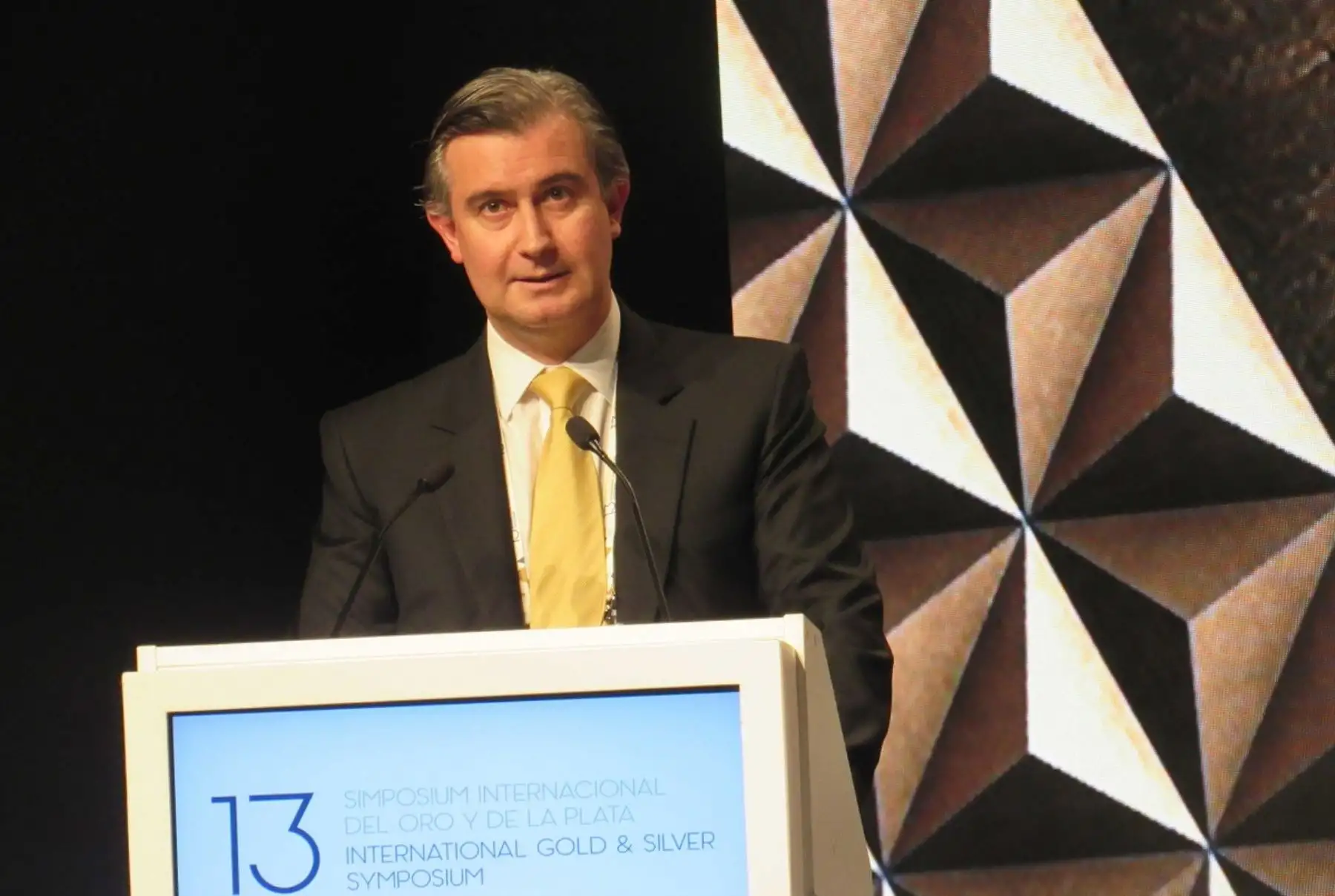 Presidente del Comité Organizador del 13 Simposium Internacional del Oro y de la Plata, Manuel Fumagalli. Foto: Cortesía.