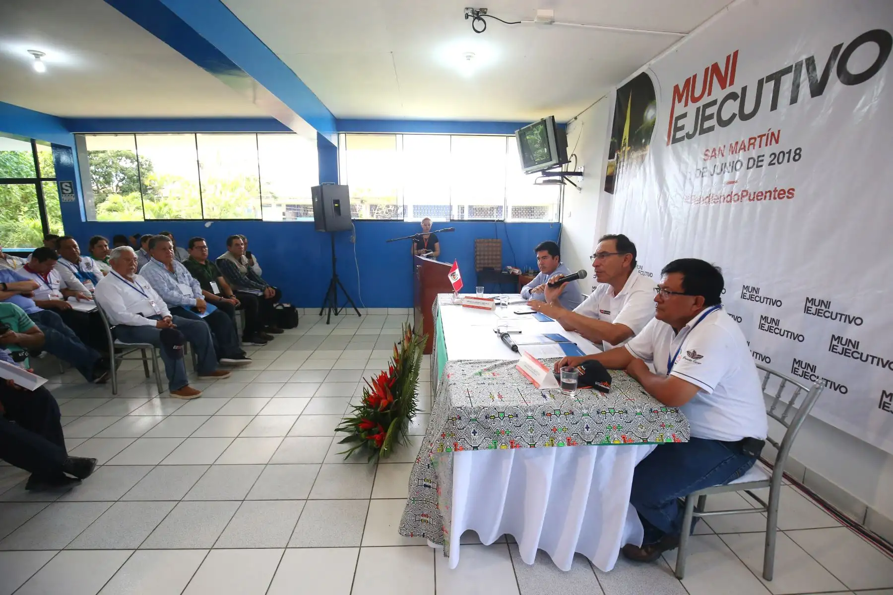 Presidente Martín Vizcarra lidera sexto Muni Ejecutivo en San Martín.Foto: ANDINA/Prensa Presidencia