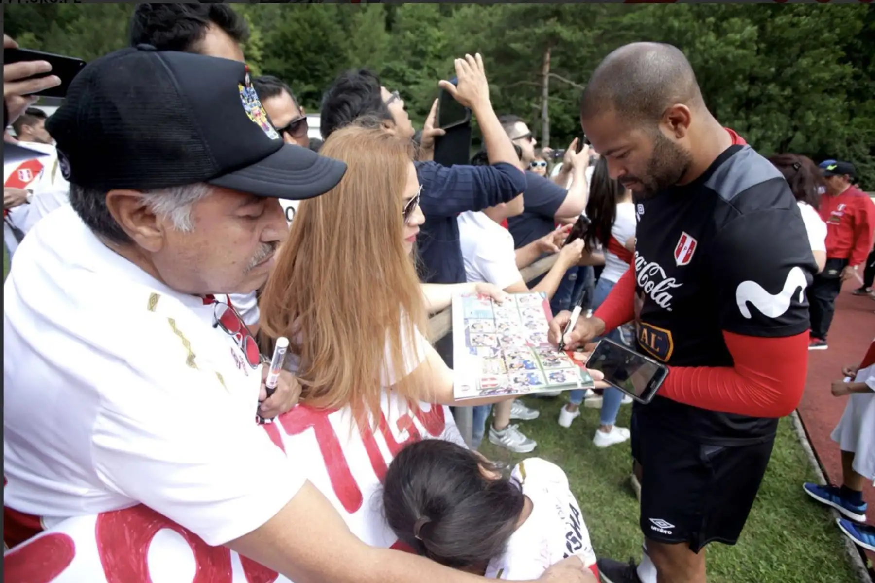 Postales de la segunda jornada de entrenamientos de la Selección  Peruana, en Austria. Foto:ANDINA/FPF