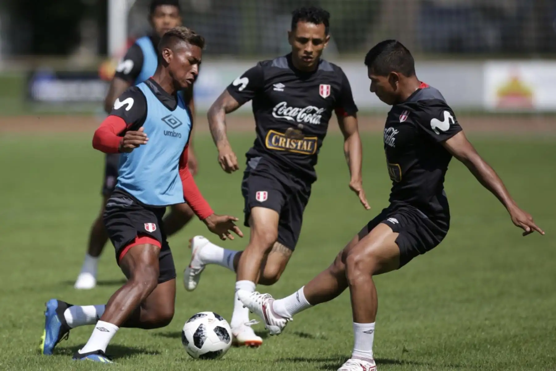 Postales de la segunda jornada de entrenamientos de la Selección  Peruana, en Austria. Foto:ANDINA/FPF