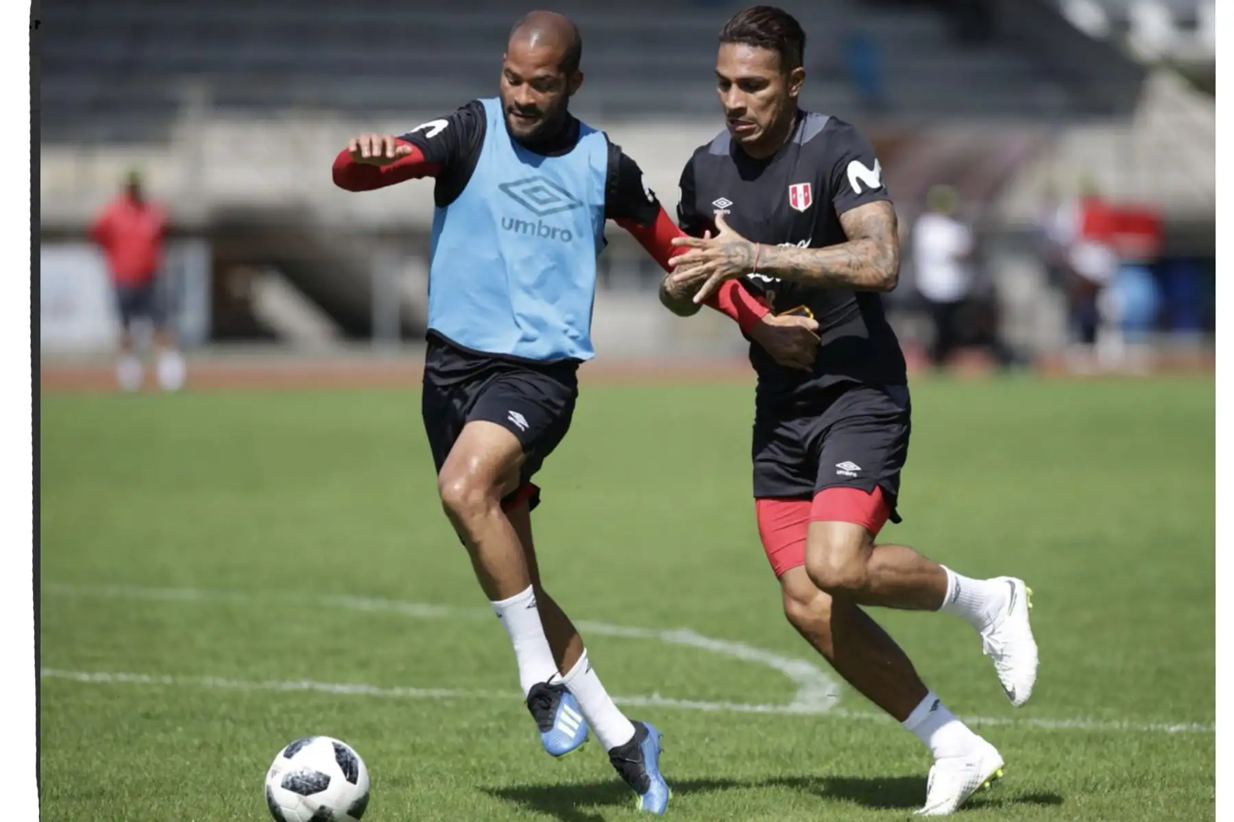 Postales de la segunda jornada de entrenamientos de la Selección  Peruana, en Austria. Foto:ANDINA/FPF