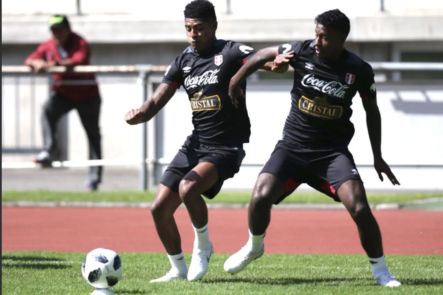 Postales de la segunda jornada de entrenamientos de la Selección  Peruana, en Austria. Foto:ANDINA/FPF