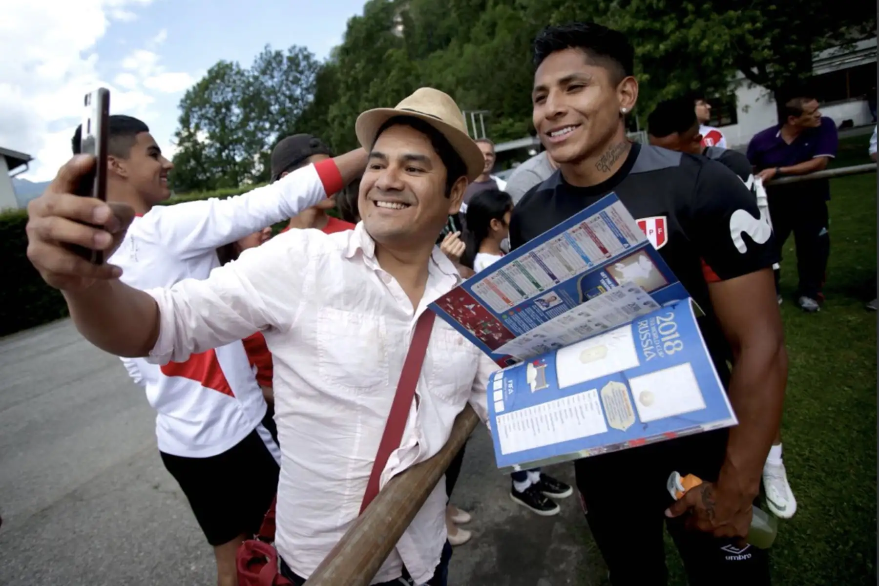 Postales de la segunda jornada de entrenamientos de la Selección  Peruana, en Austria. Foto:ANDINA/FPF