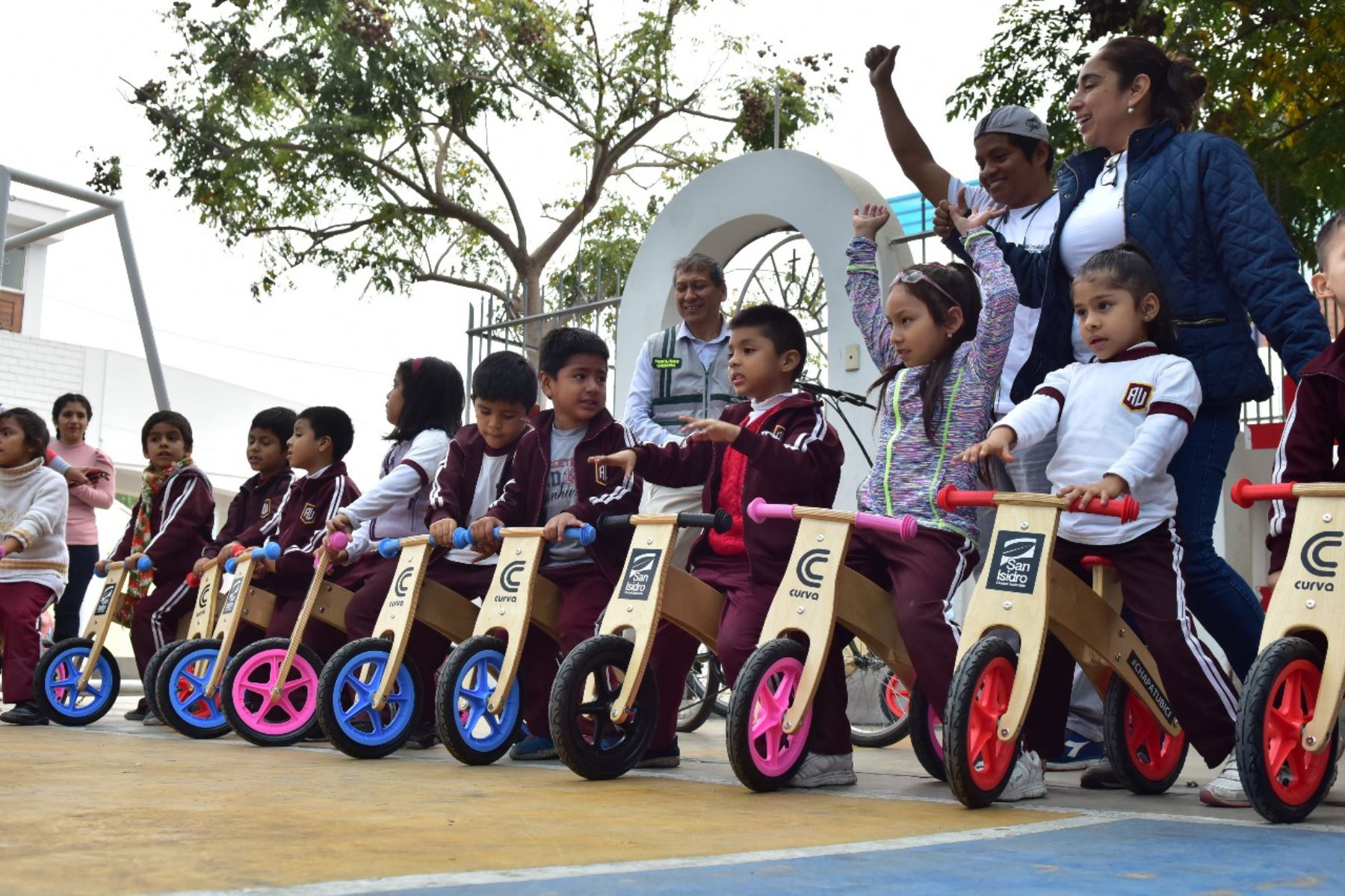 Programa Minibikers en San Isidro. Foto: Andina/Difusión