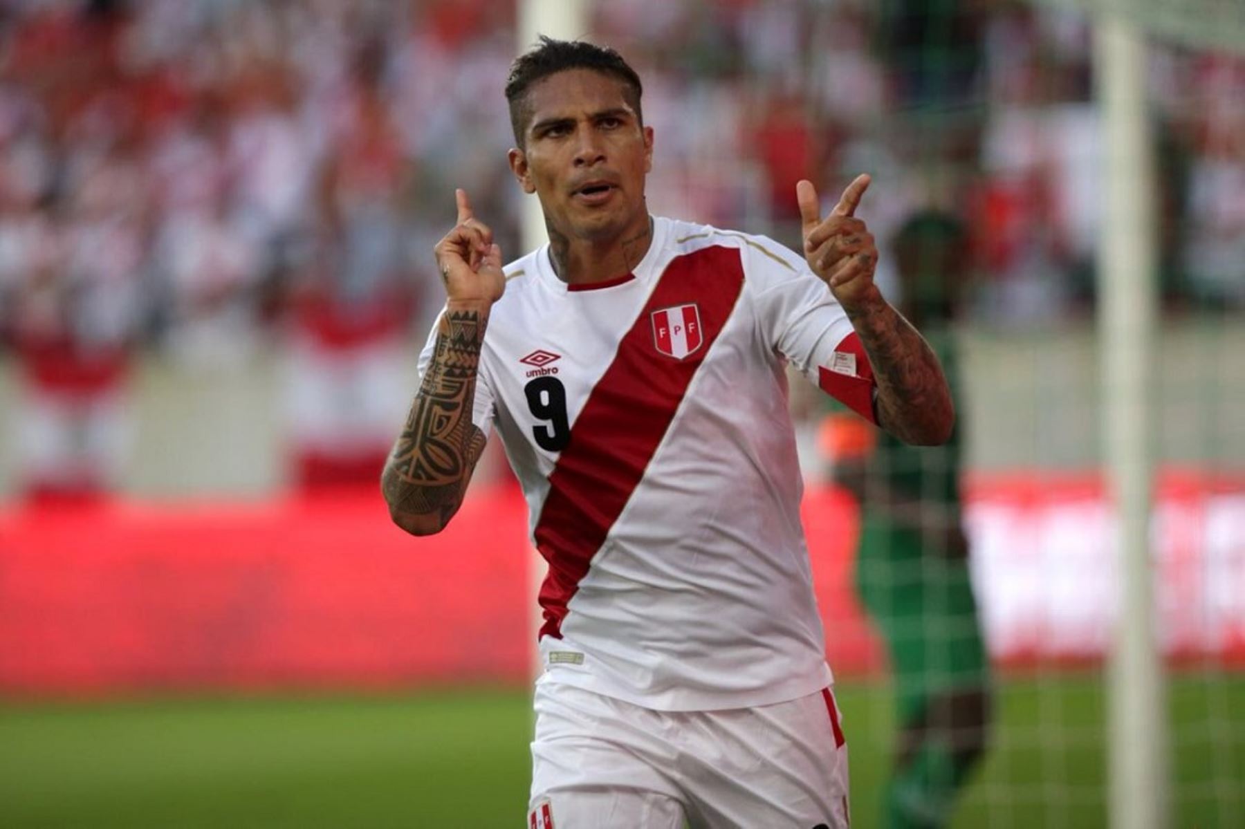 Paolo Guerrero regresó luego de seis meses y lo hizo con gol (Twitter selección peruana)