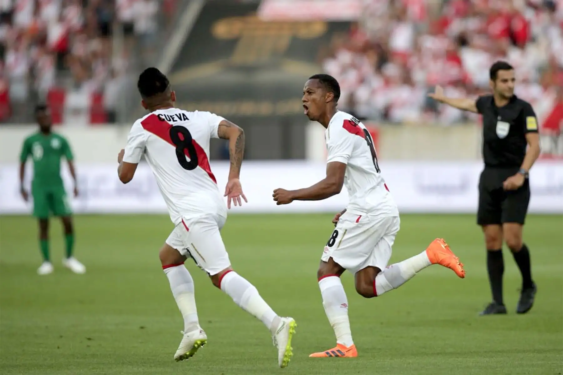 La selección peruana derrotó 3-0 a su similar de Arabia Saudita antes de su participación en el Mundial de Rusia 2018.