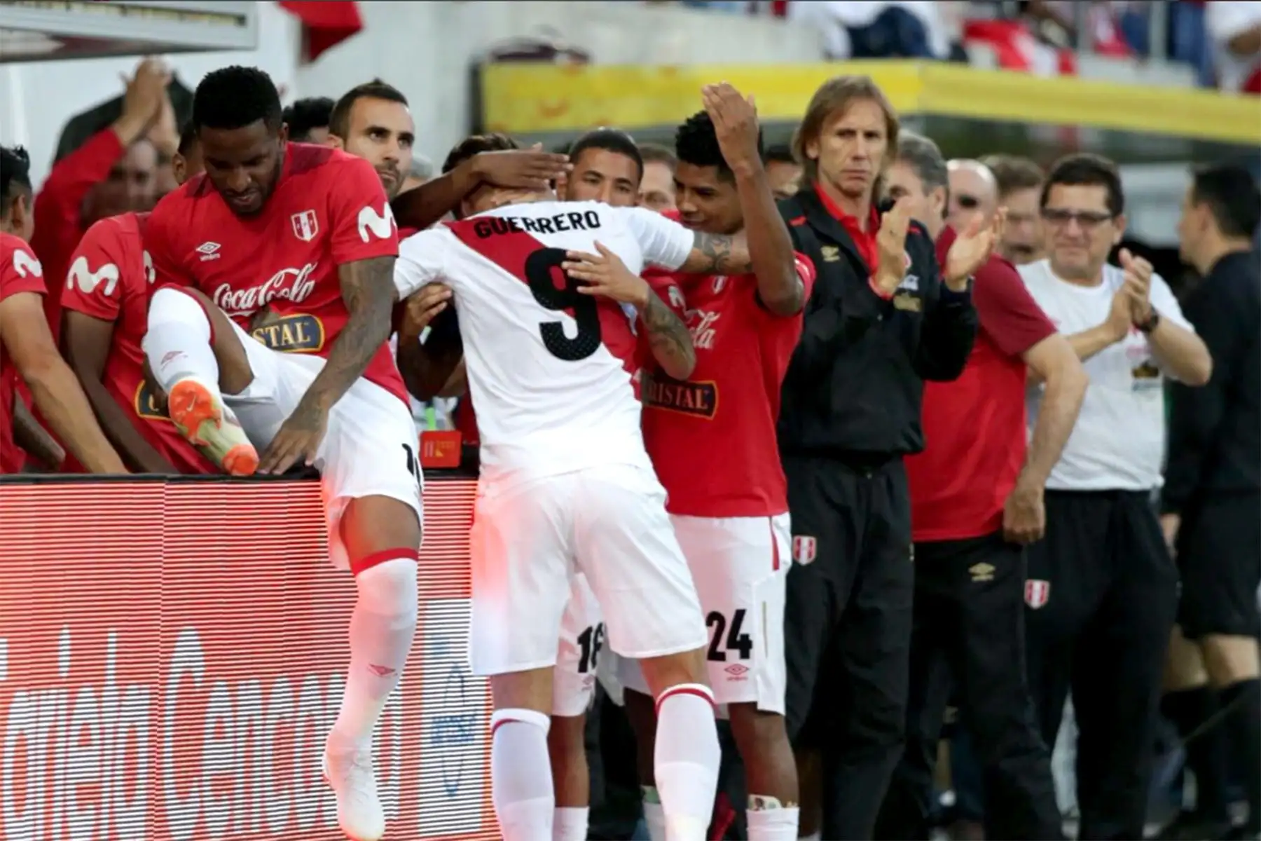 La selección peruana derrotó 3-0 a su similar de Arabia Saudita antes de su participación en el Mundial de Rusia 2018.