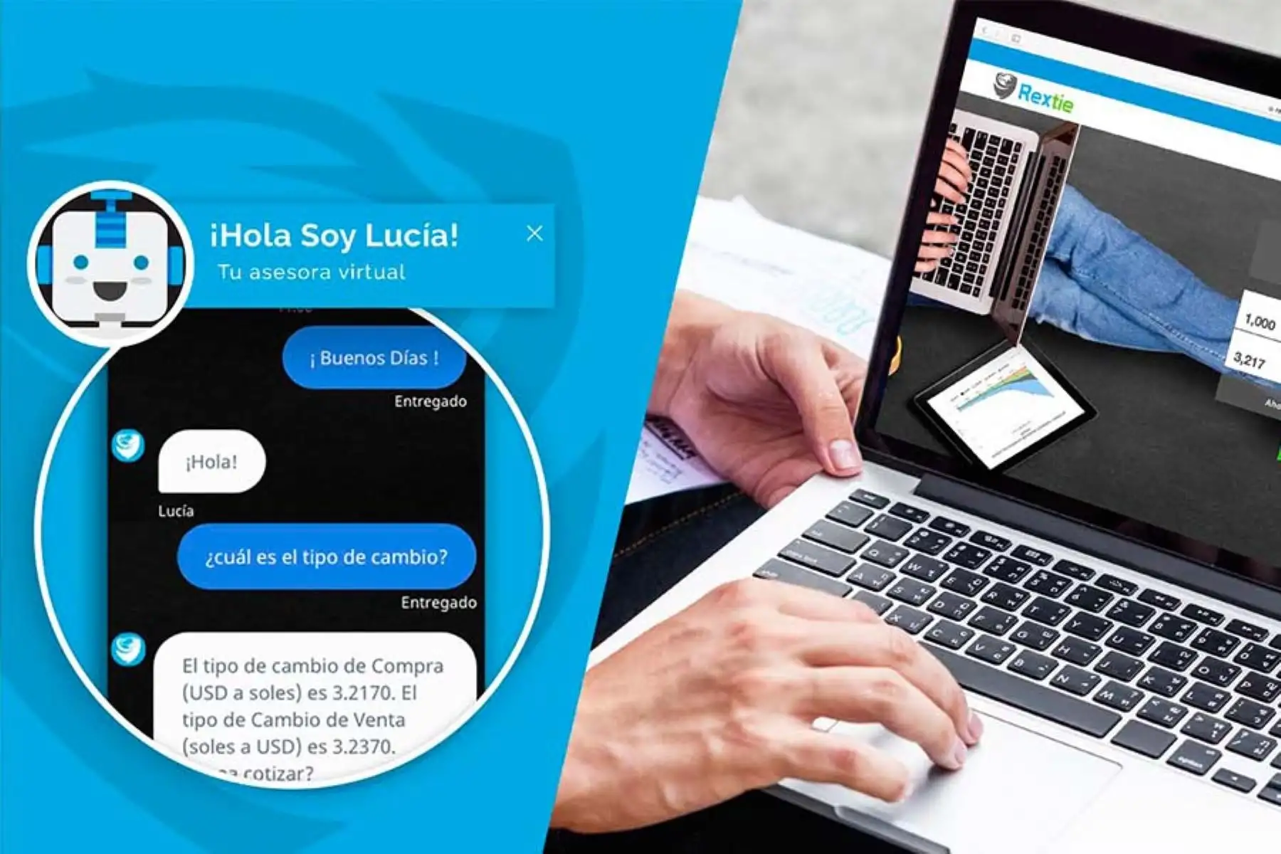 El bot utiliza la tecnología de inteligencia artificial para entender el lenguaje natural.