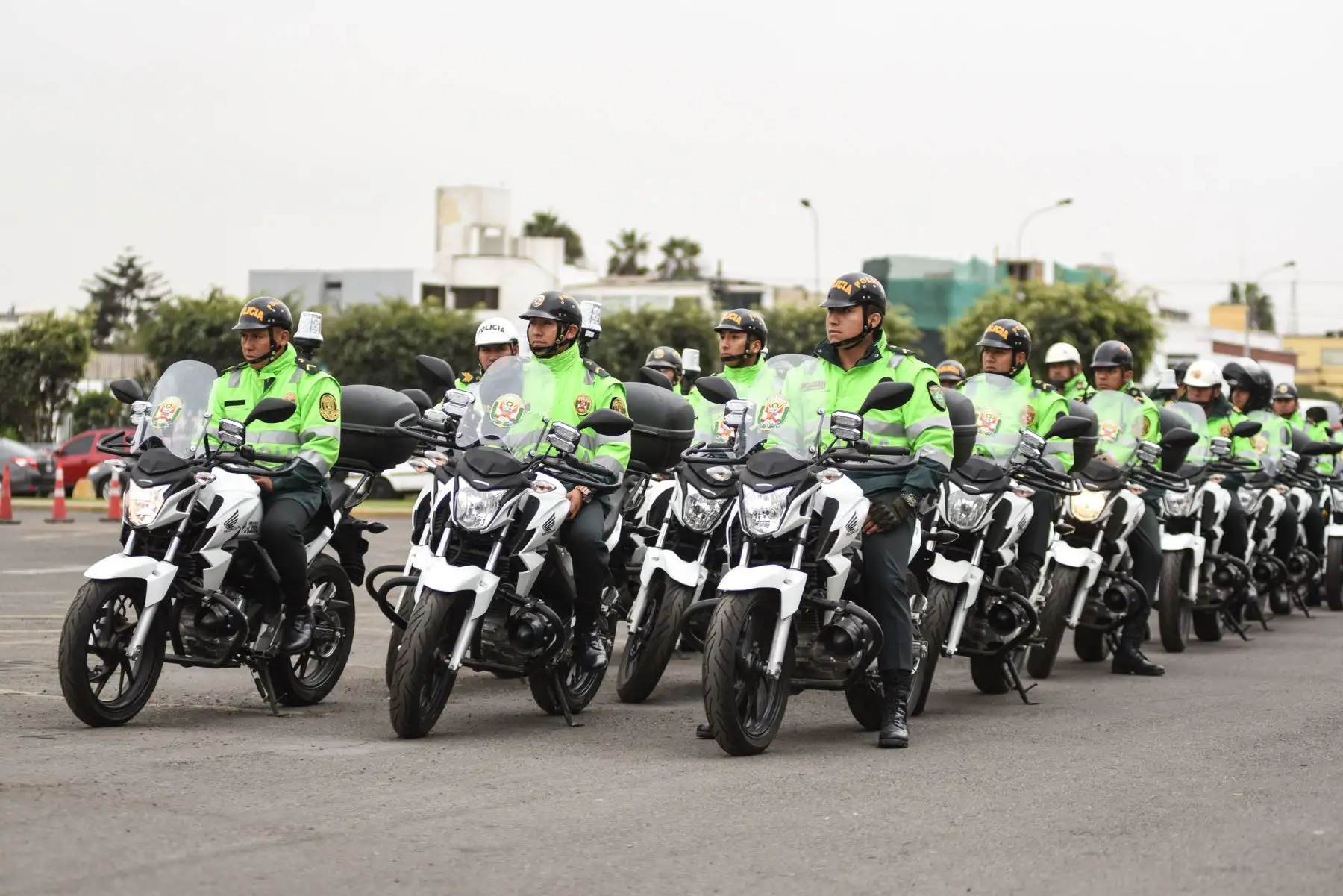 Ministerio del Interior entrega 994 motocicletas a la Policía Nacional para reforzar el patrullaje.Foto: ANDINA/Mininter