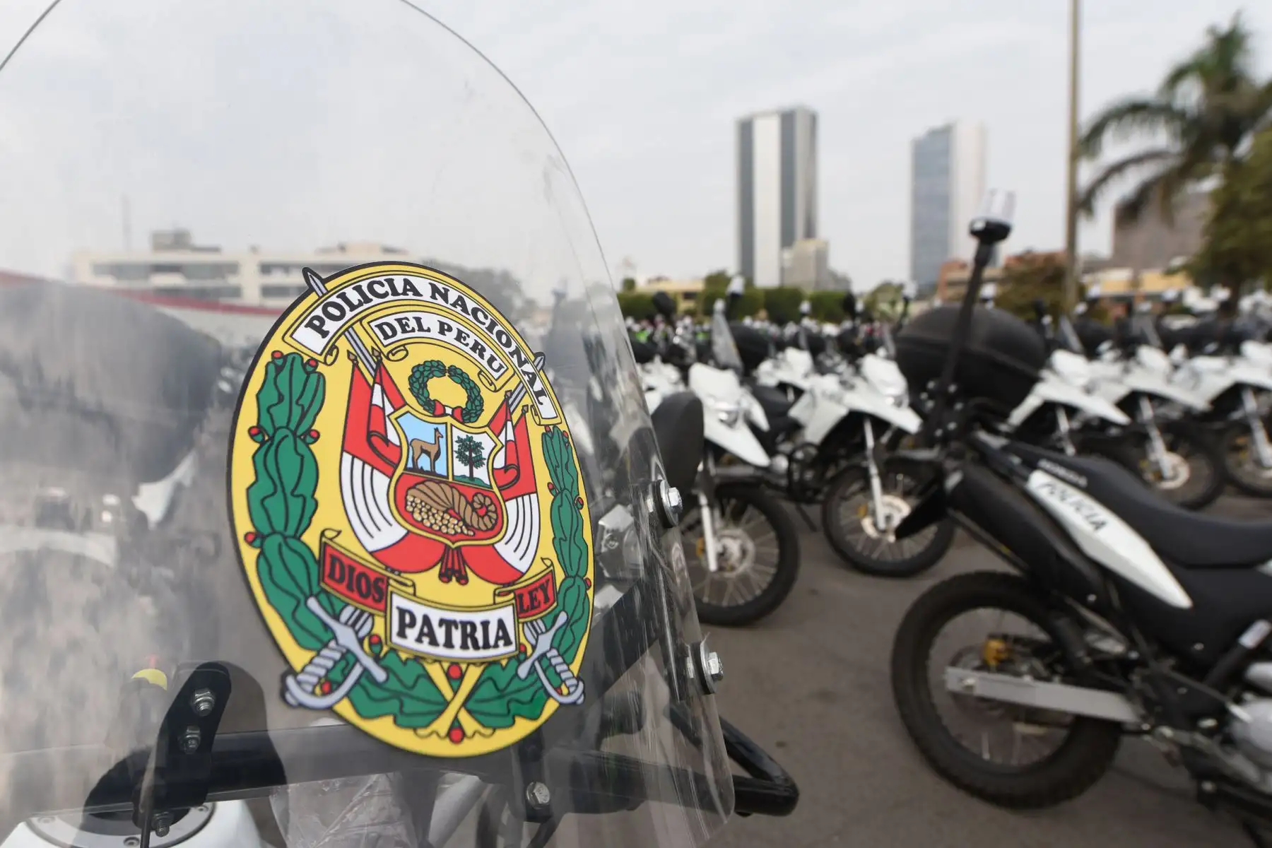 Ministerio del Interior entrega 994 motocicletas a la Policía Nacional para reforzar el patrullaje.Foto: ANDINA/Mininter
