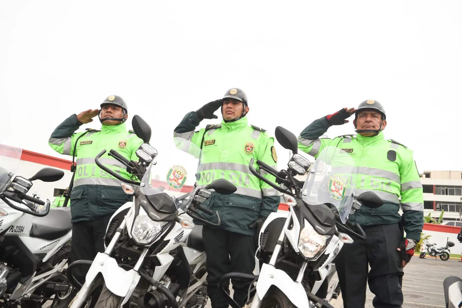 Ministerio del Interior entrega 994 motocicletas a la Policía Nacional para reforzar el patrullaje.Foto: ANDINA/Mininter