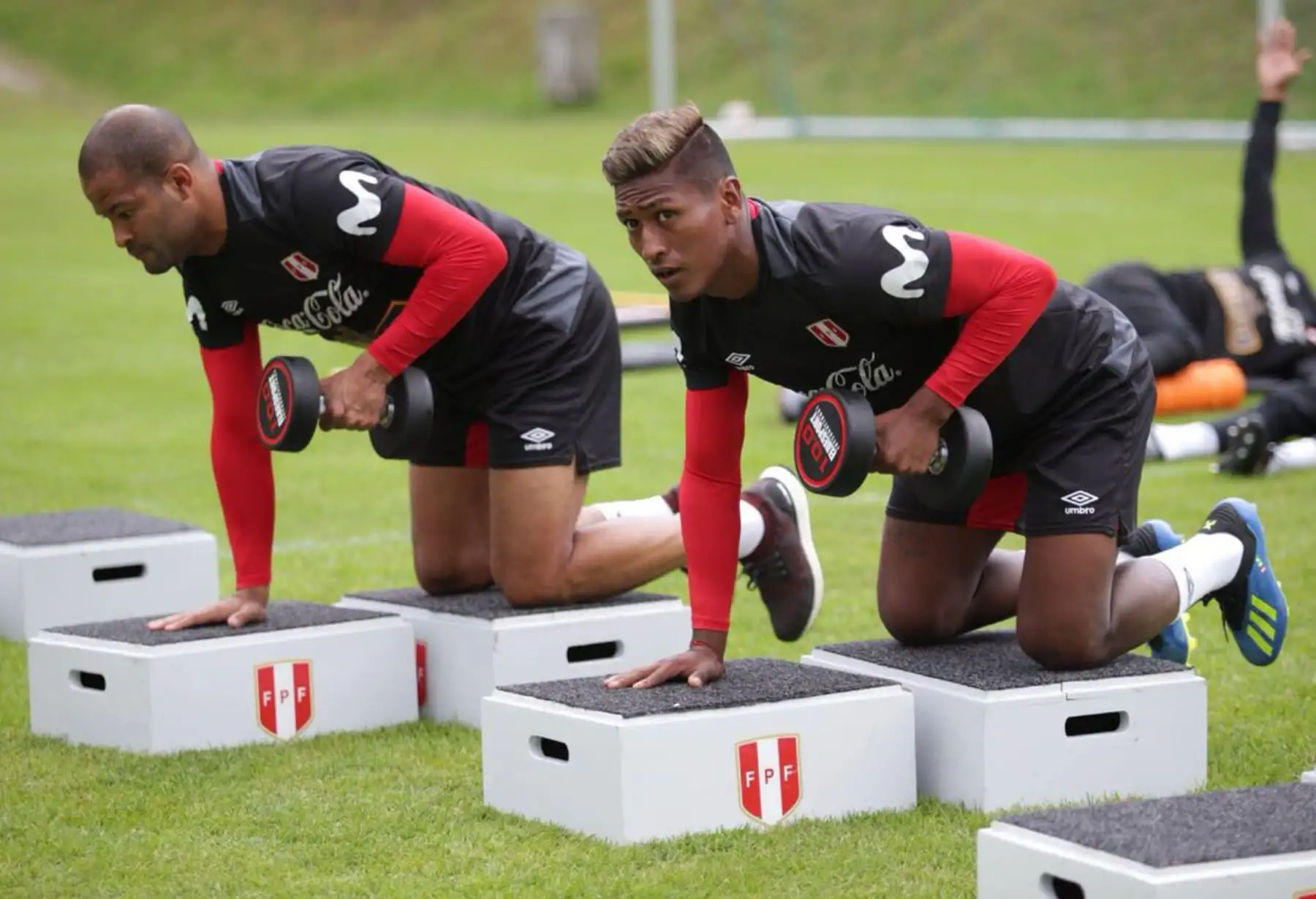 La selección peruana hoy sus entrenamientos en Austria tras derrotar el domingo a Arabia Saudi por 3 a 0 en el marco de su preparación al Mundial Rusia 2018.Foto: ANDINA/FPF