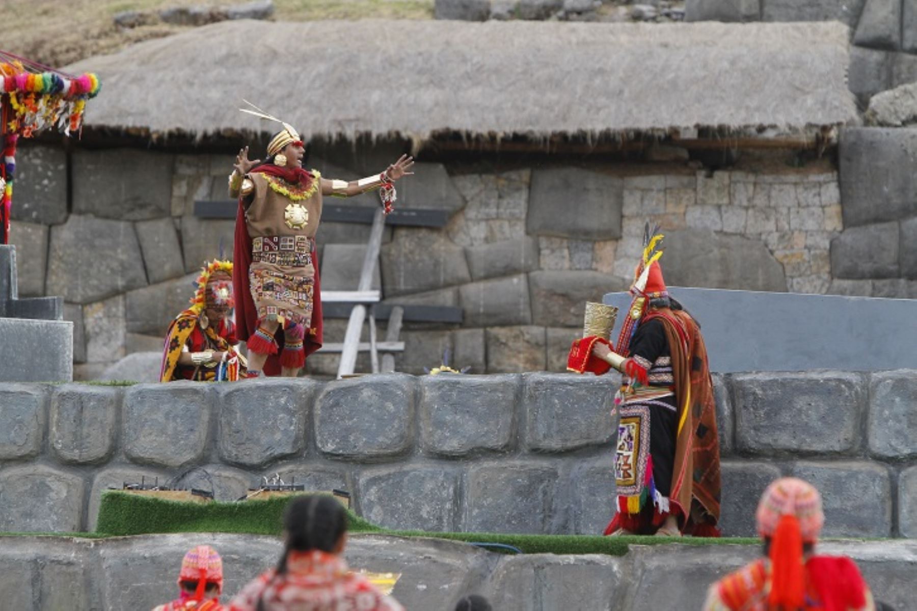 La escenificación del Inti Raymi en la explanada de Sacsayhuamán durará solo una hora. ANDINA/Percy Hurtado