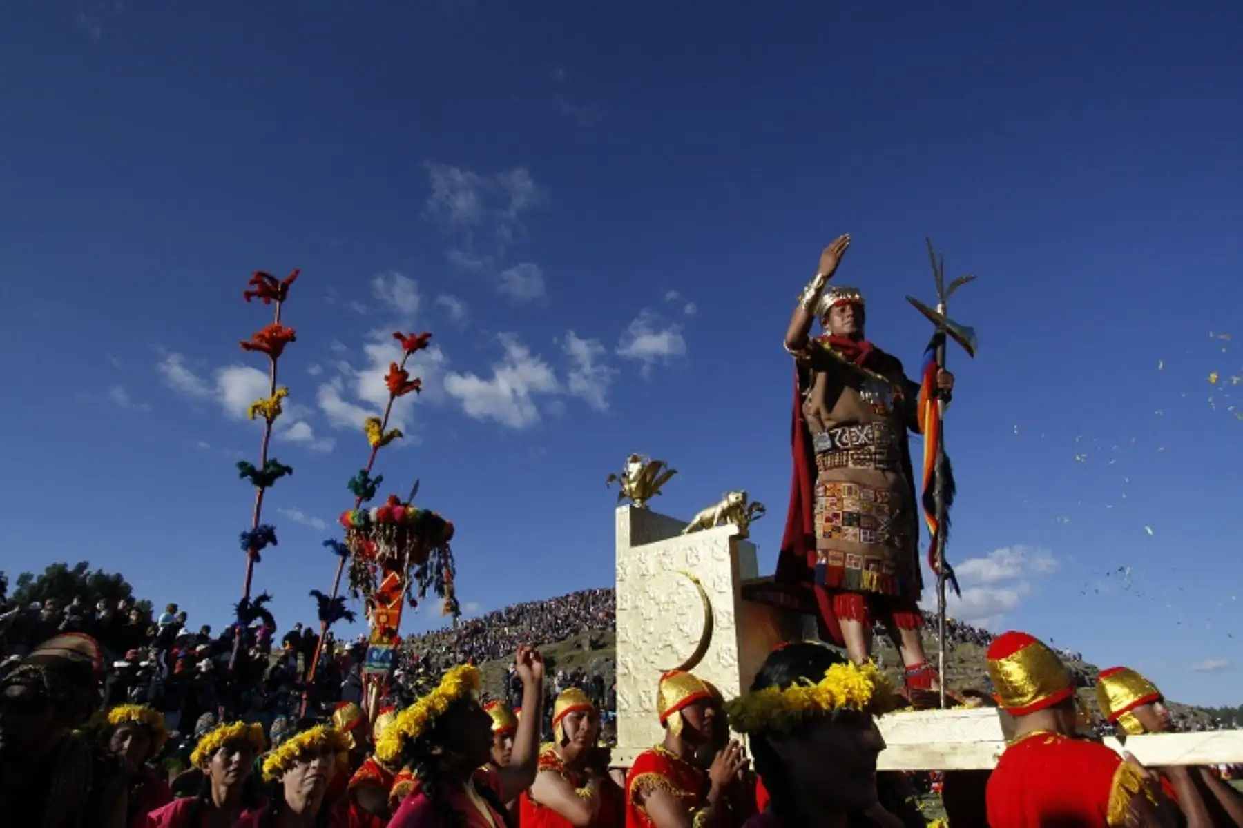 La Empresa Municipal de Festejos de Cusco (Emufec) asegura que cuenta con el “Plan Sol”, sobre seguridad orden y limpieza, a la que se agregarán los protocolos sanitarios frente al covid-19 para la celebración del emblemático Inti Raymi en la Ciudad Imperial. ANDINA/Percy Hurtado Santillán