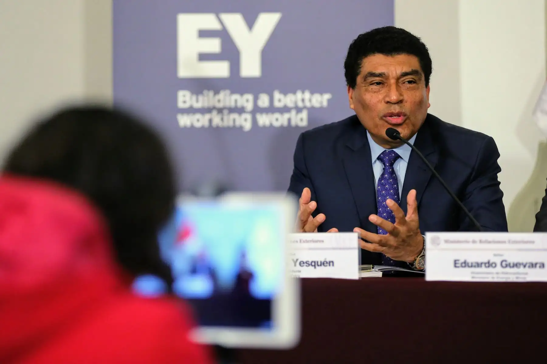 Presidente de Perupetro, Seferino Yesquén.Foto:  ANDINA/Luis Iparraguirre.