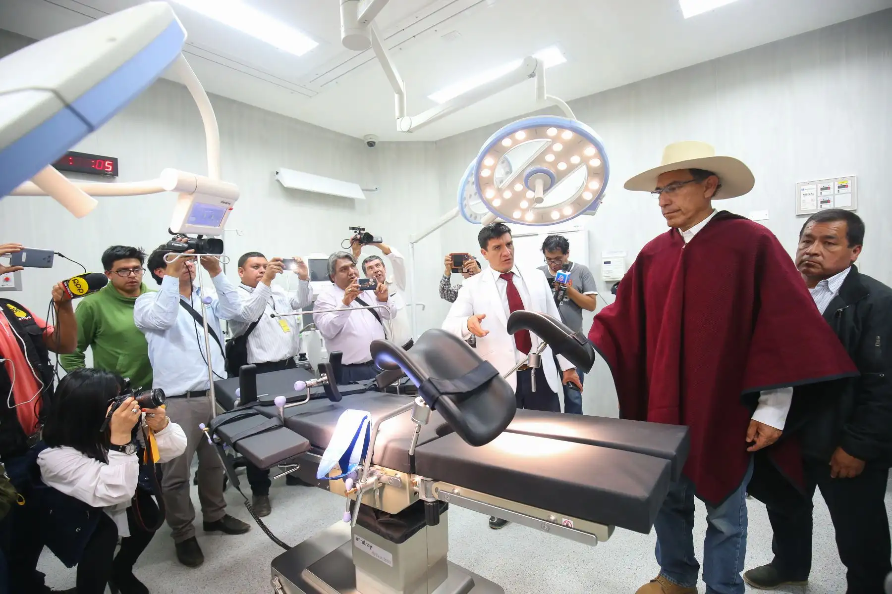 Presidente Vizcarra supervisa entrega de obras del hospital de Cajabamba. Foto: ANDINA/Prensa Presidencia.