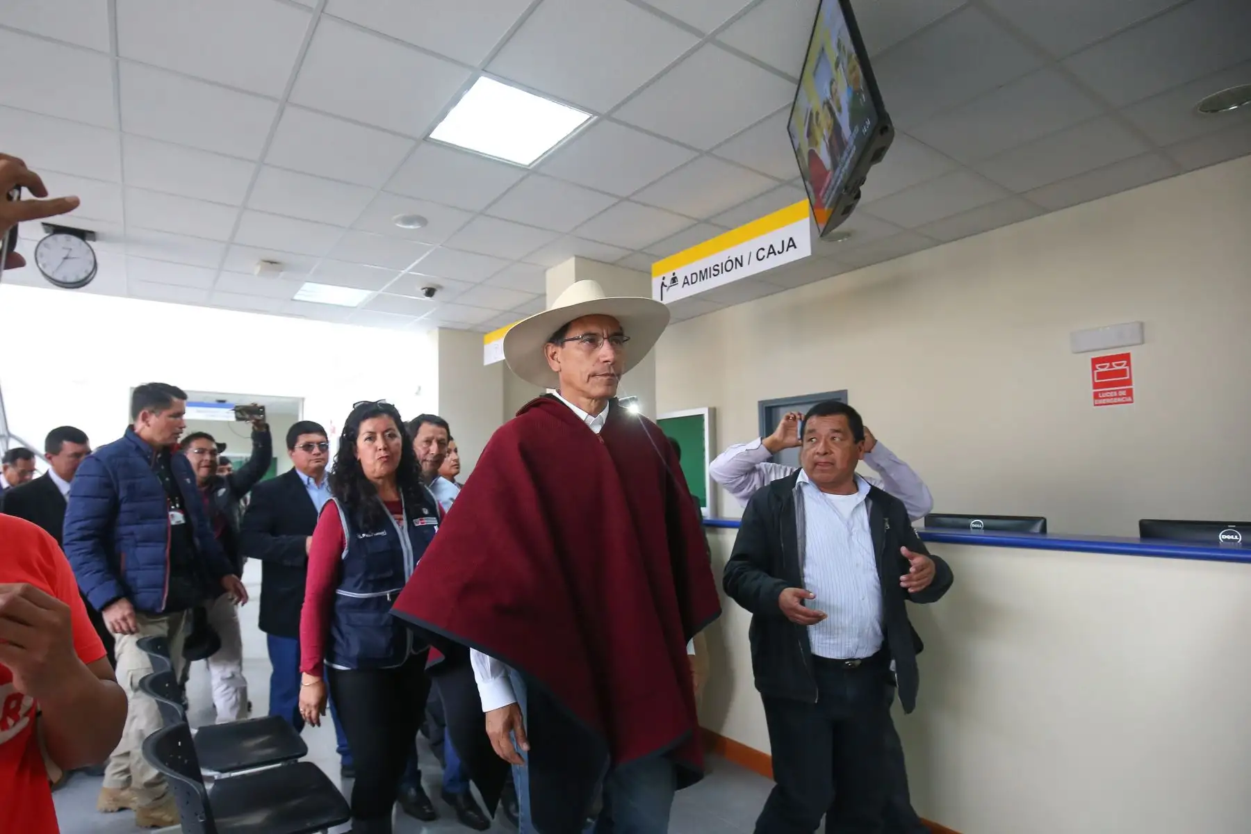 Presidente Vizcarra supervisa entrega de obras del hospital de Cajabamba. Foto: ANDINA/Prensa Presidencia.