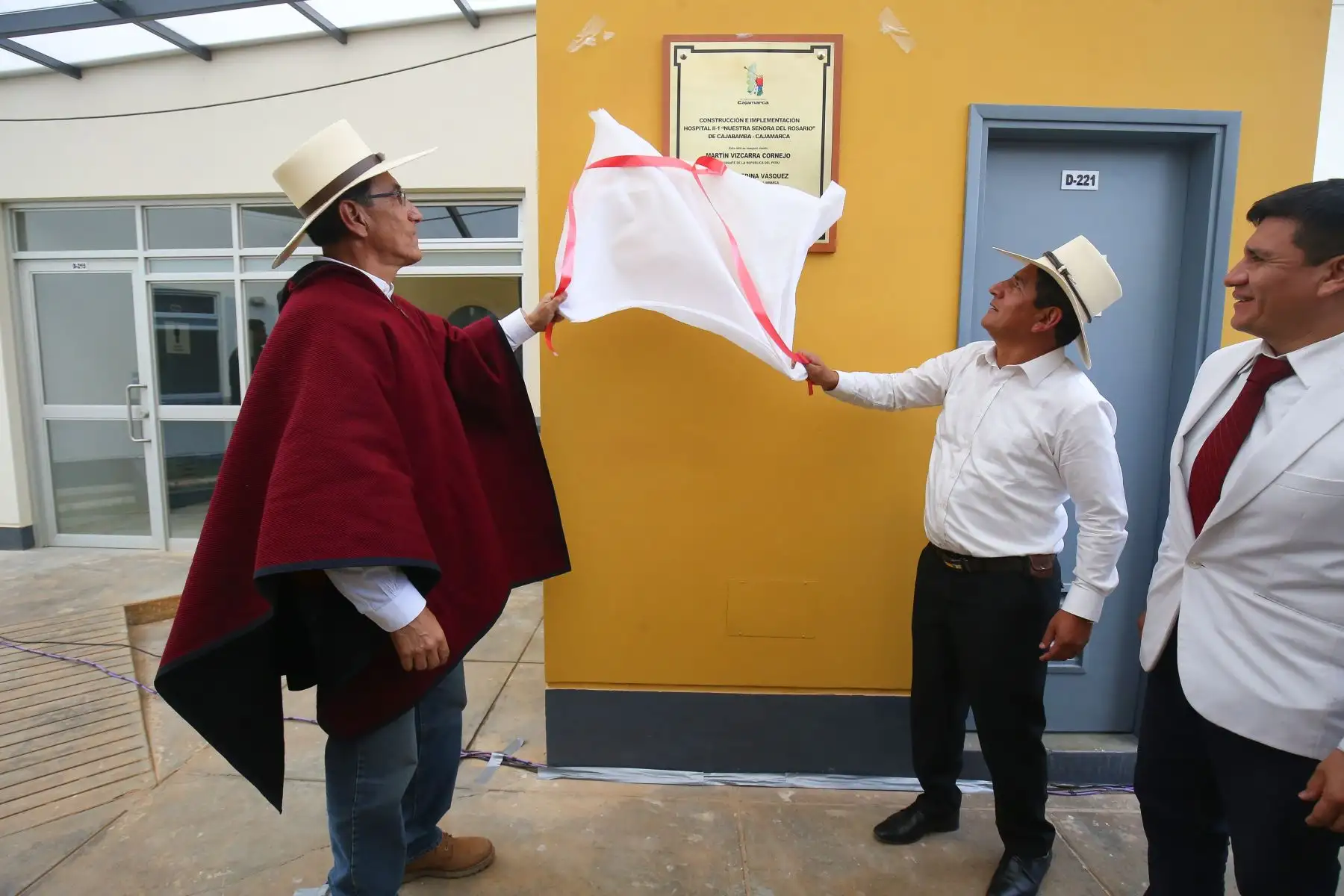 Presidente Vizcarra supervisa entrega de obras del hospital de Cajabamba. Foto: ANDINA/Prensa Presidencia.