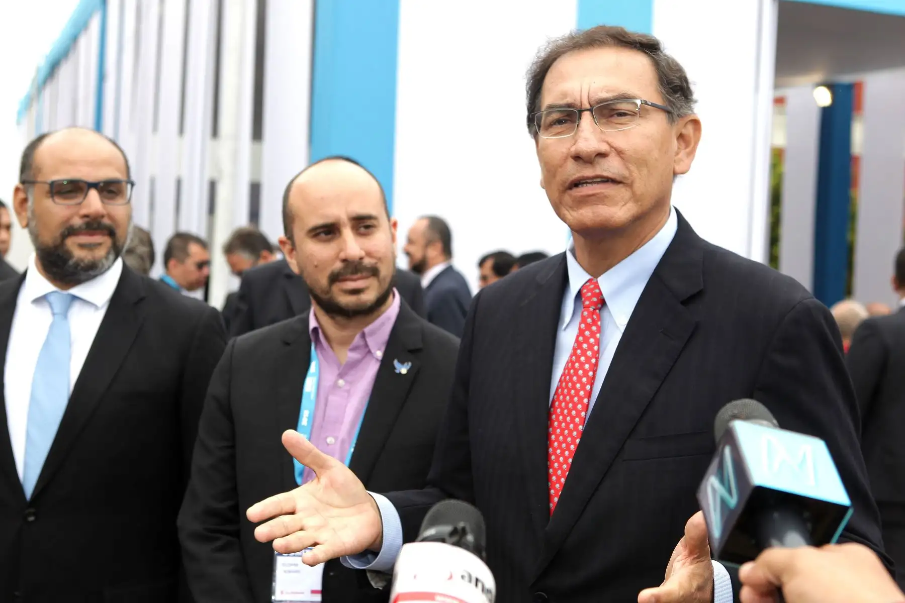 Presidente de la Republica Ing: Martin Vizcarra inaugura,"Cade Universitario  2018".Foto:ANDINA/Héctor Vinces.