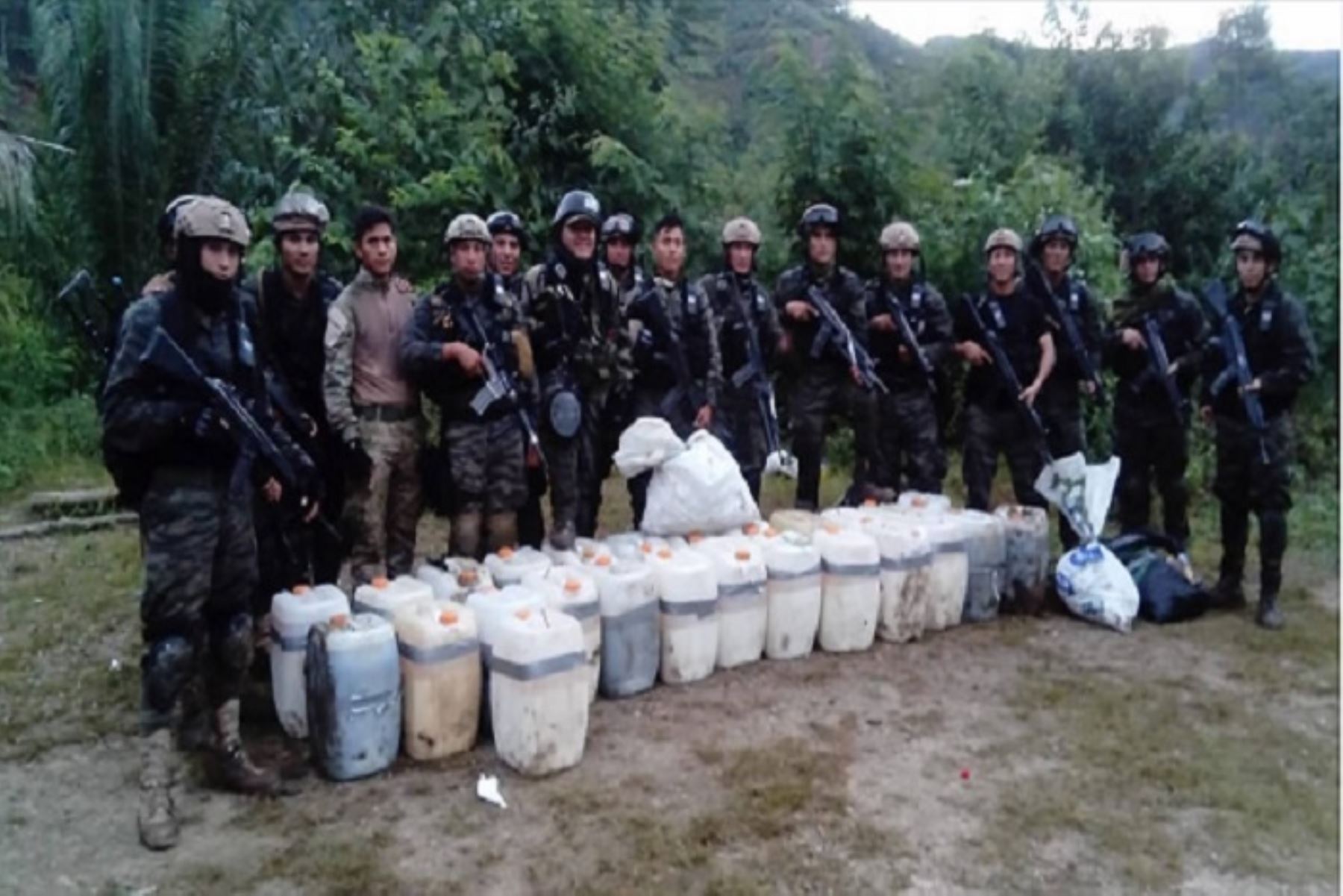 Vraem: Policía y Fuerzas Armadas decomisan 714 kilos de cocaína