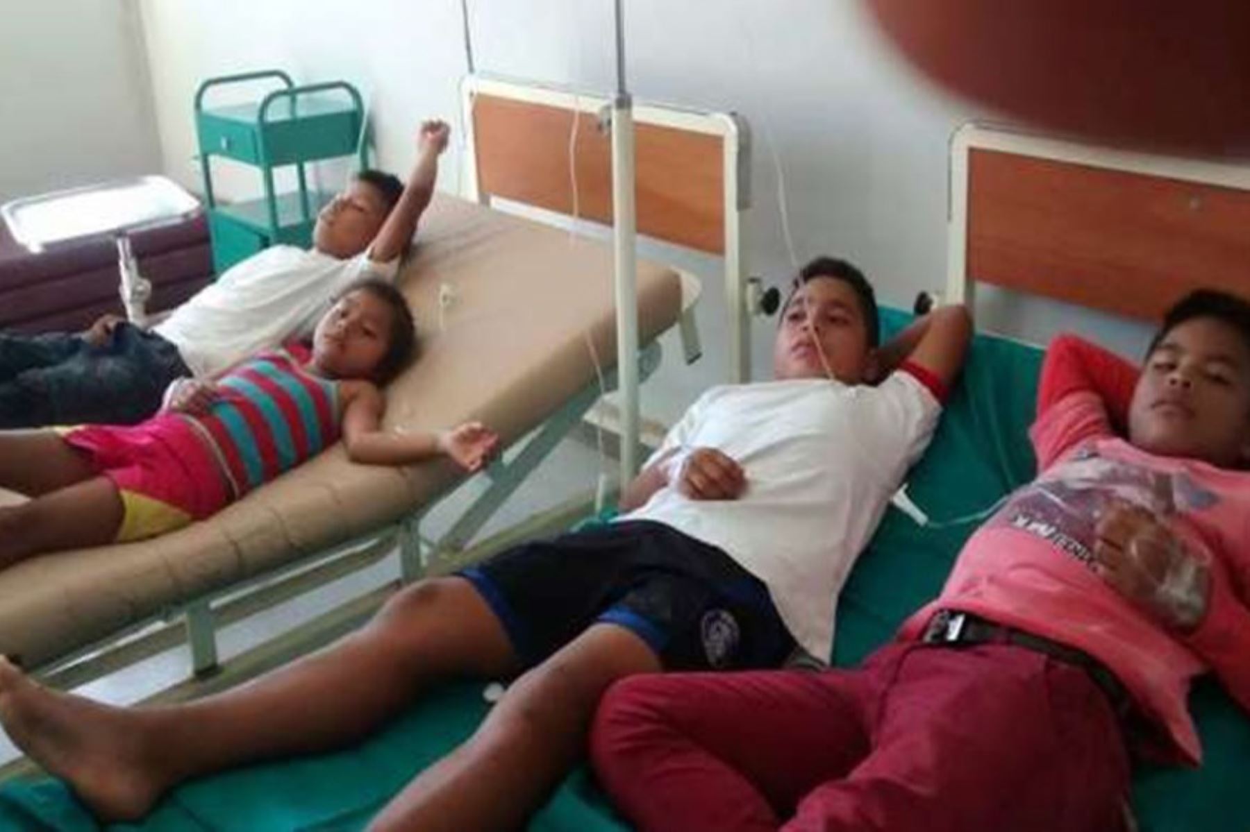 Dan de alta a escolares afectados por posible intoxicación en distirto de Saposoa, en San Martín. ANDINA